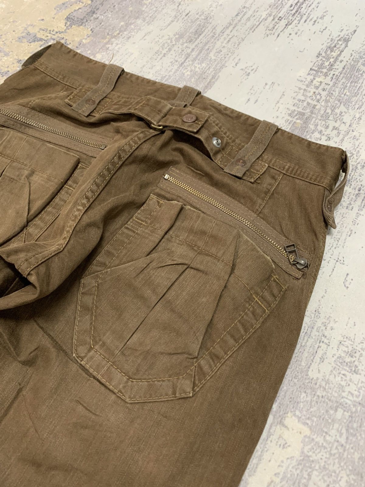 Japanese Brand Edwin 505 Baker Pants Khaki Cargo W32x29 Size US 32 / EU 48 - 9 Thumbnail
