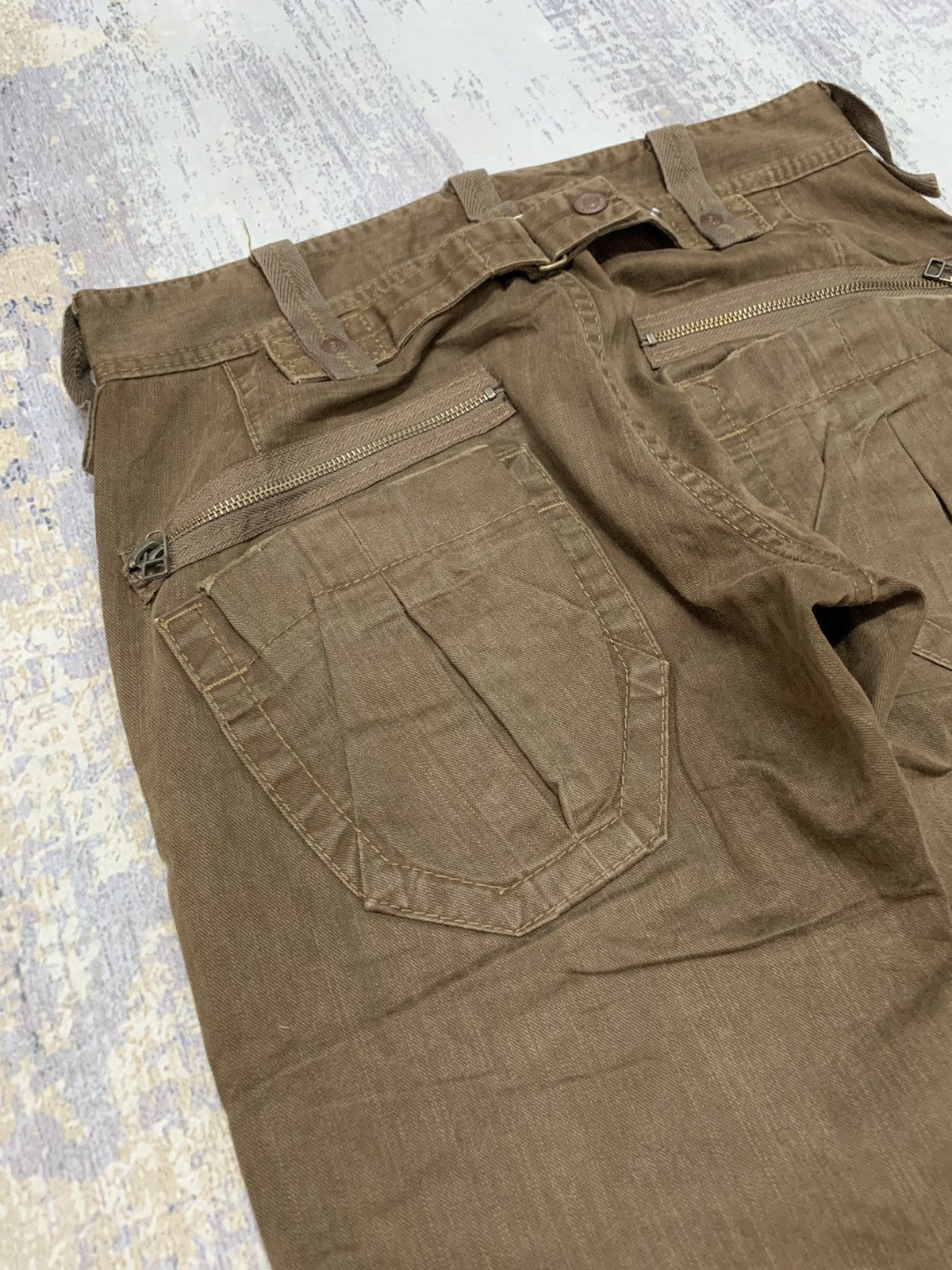 Japanese Brand Edwin 505 Baker Pants Khaki Cargo W32x29 Size US 32 / EU 48 - 8 Thumbnail