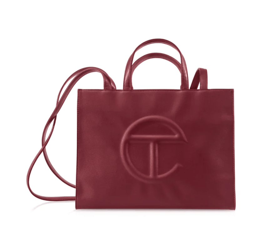 New popular unused Telfa Medium Red Shopping Bag