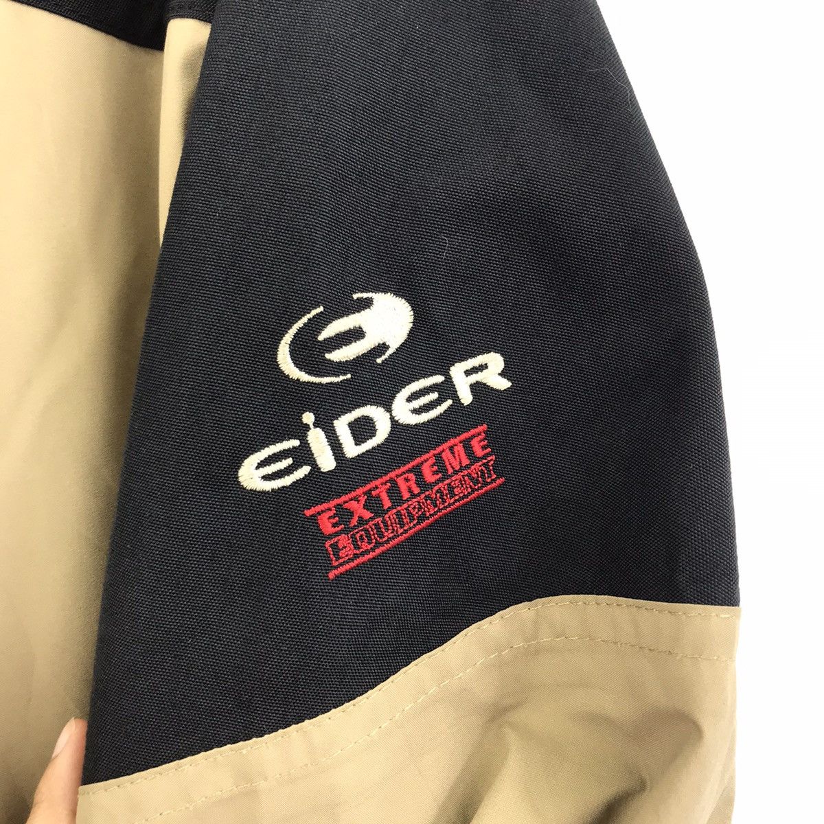 Vintage Vintage EIDER GORE-TEX Beige Fleece Jacket Size US L / EU 52-54 / 3 - 6 Thumbnail