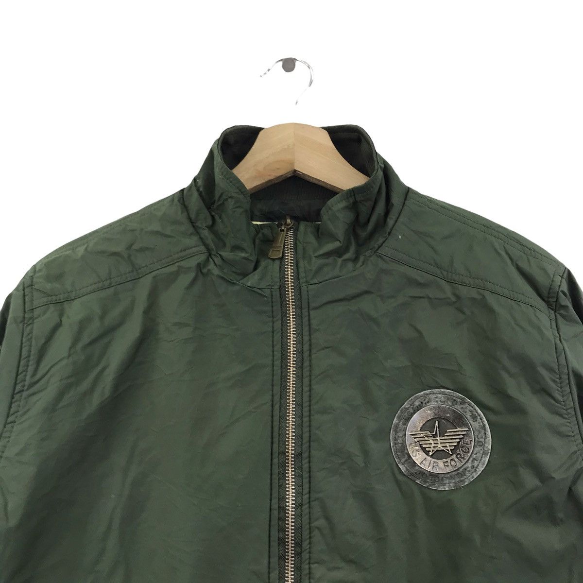 Other US AIR FORCE Asst Atn Force Flight Bomber Green ArmyJacket Size US M / EU 48-50 / 2 - 4 Thumbnail