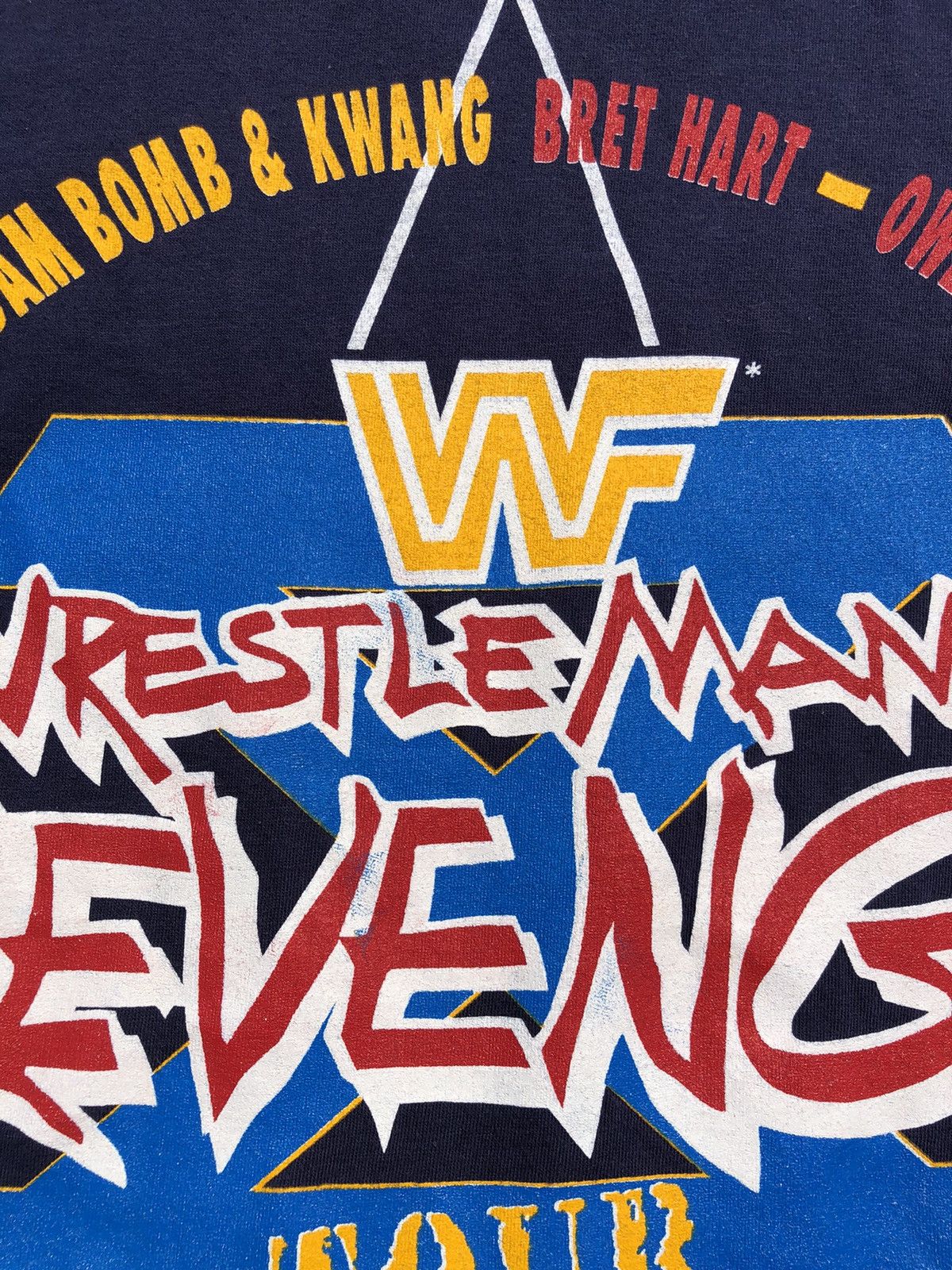 Vintage Vintage 1994 WWF Wrestlemania Revenge Owen Hart Bret Hart Size US M / EU 48-50 / 2 - 5 Thumbnail