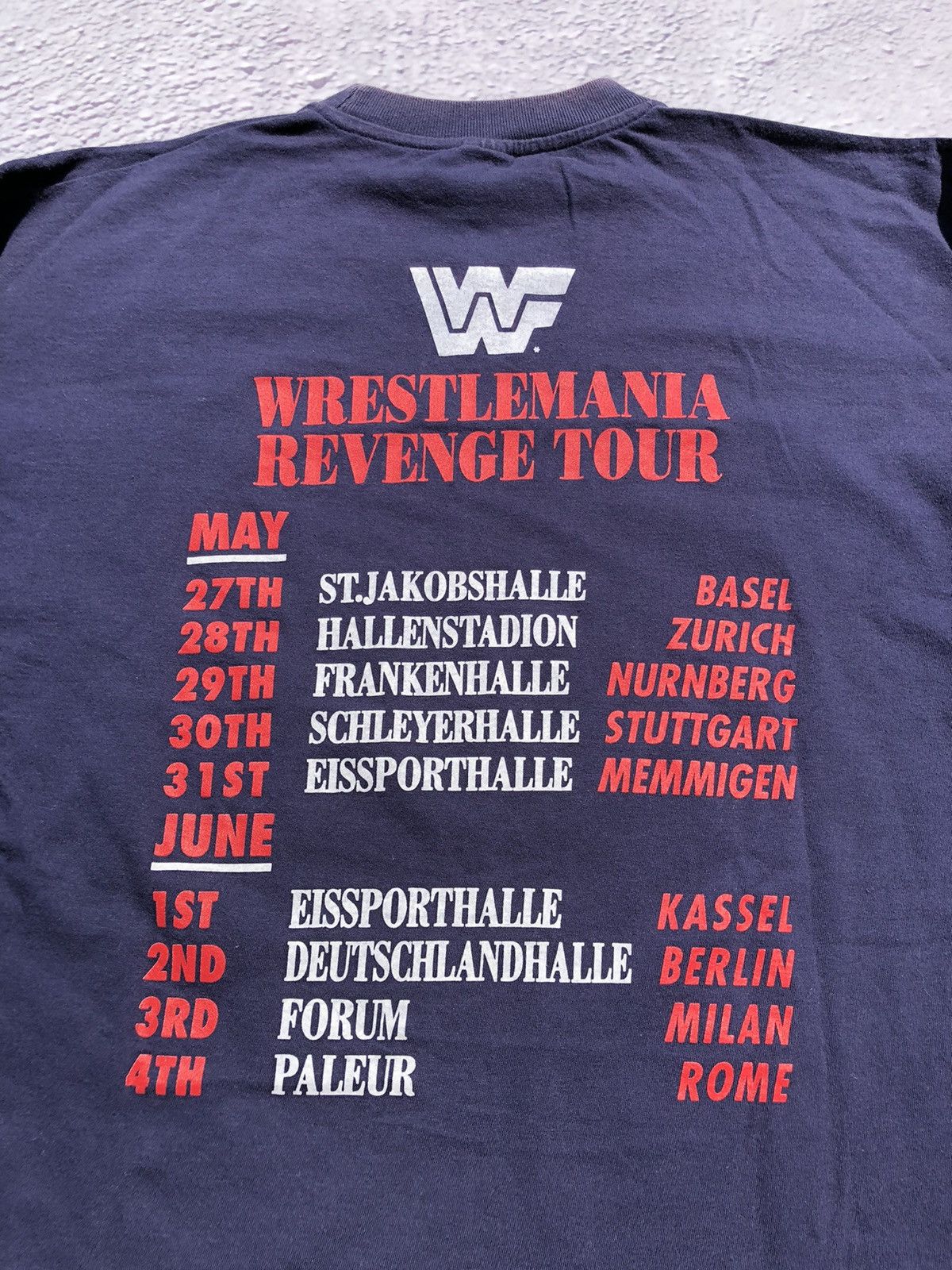 Vintage Vintage 1994 WWF Wrestlemania Revenge Owen Hart Bret Hart Size US M / EU 48-50 / 2 - 16 Thumbnail