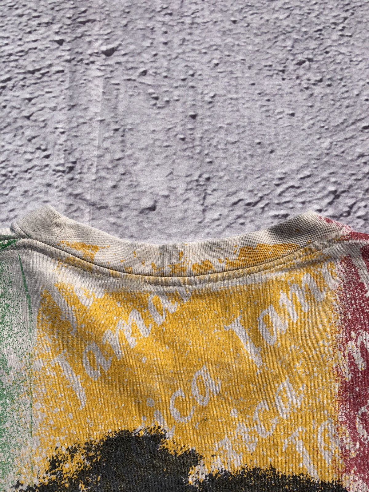 Band Tees Vintage 90s Bob Marley Jamaica All Over Print Tee Size US XL / EU 56 / 4 - 17 Thumbnail