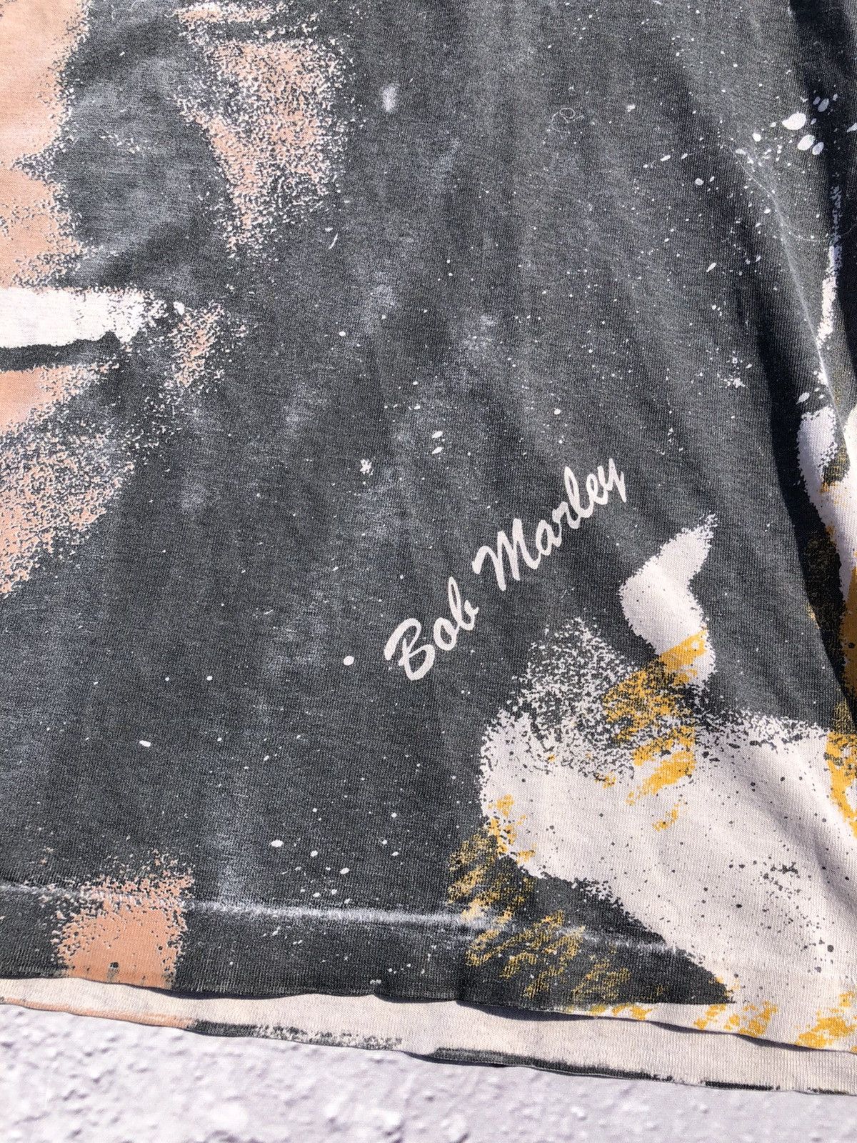Band Tees Vintage 90s Bob Marley Jamaica All Over Print Tee Size US XL / EU 56 / 4 - 9 Thumbnail