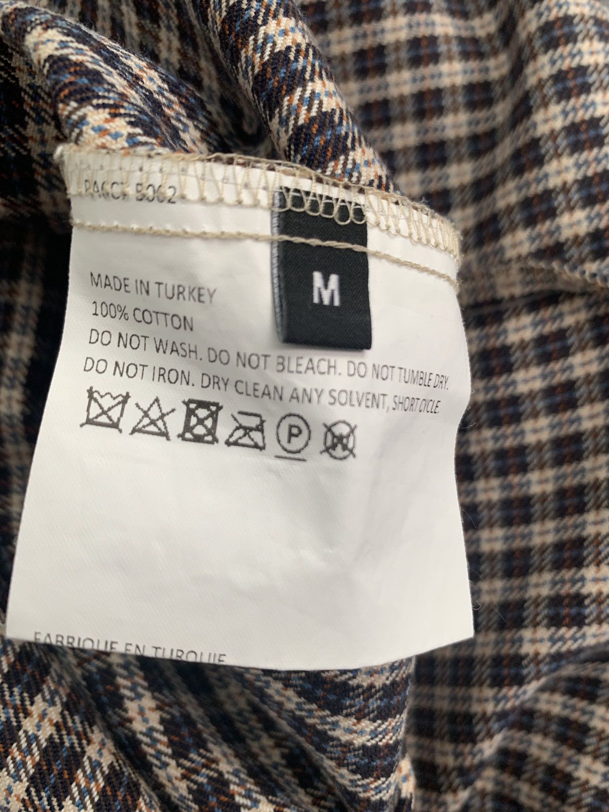 PACCBET Botton down checked oversize shirt Size US M / EU 48-50 / 2 - 7 Thumbnail