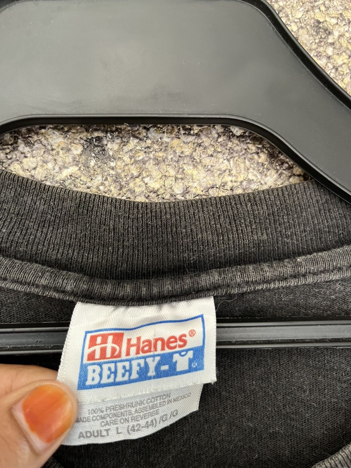 Vintage Hanes ft91 Size US L / EU 52-54 / 3 - 3 Thumbnail