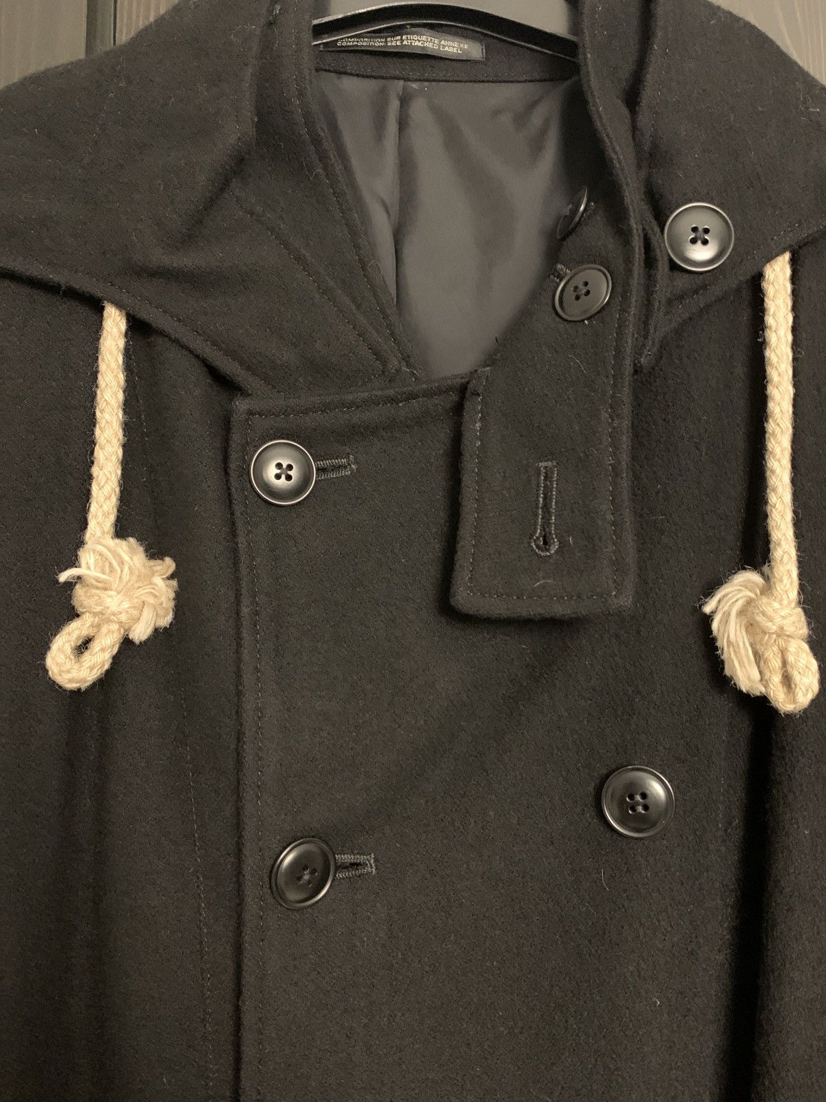 Yohji Yamamoto Long soft Montgomery coat Size US L / EU 52-54 / 3 - 3 Thumbnail
