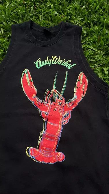 Andy Warhol × Uniqlo × Vintage Andy Warhol x NY Prawn Art Tank Top Size US S / EU 44-46 / 1 - 2 Thumbnail