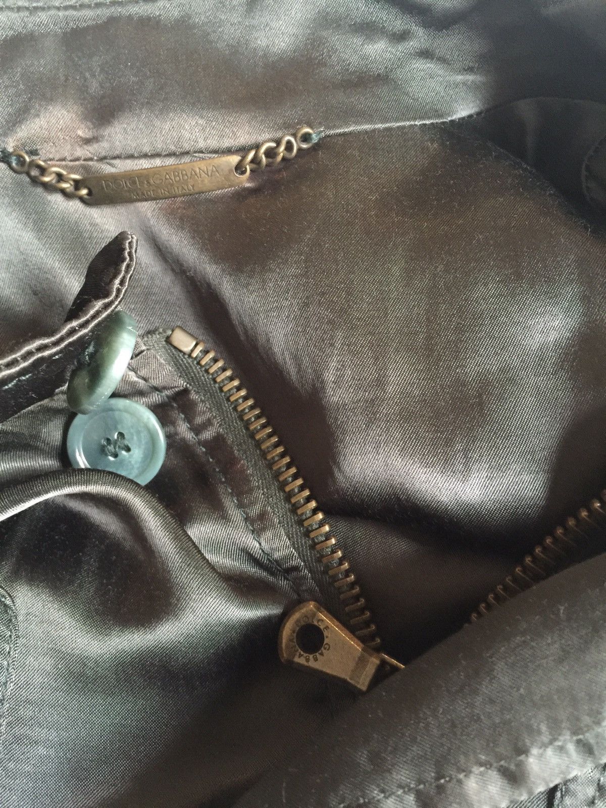 Dolce & Gabbana Satin Bomber Jacket Size US M / EU 48-50 / 2 - 2 Thumbnail