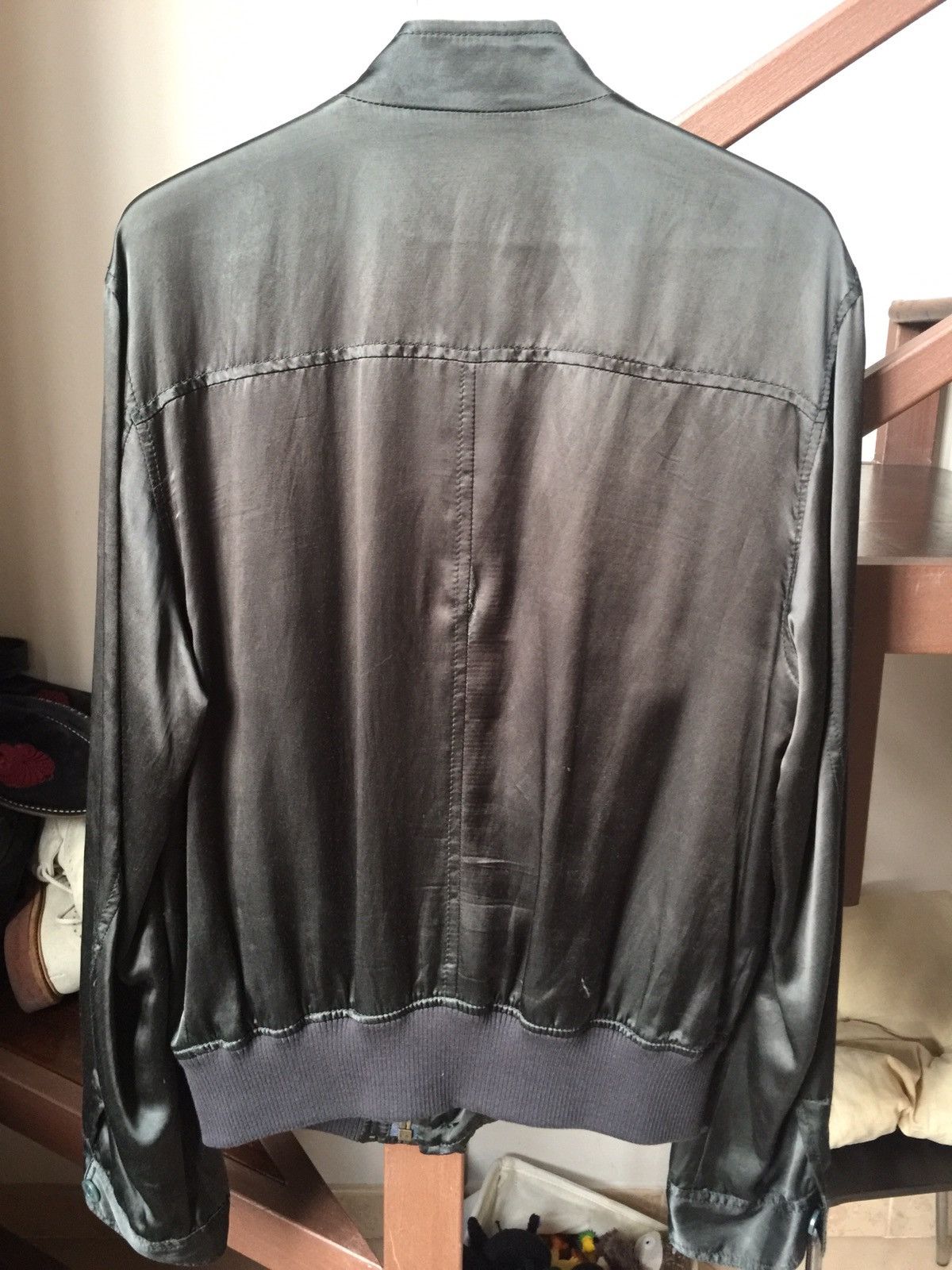 Dolce & Gabbana Satin Bomber Jacket Size US M / EU 48-50 / 2 - 5 Thumbnail