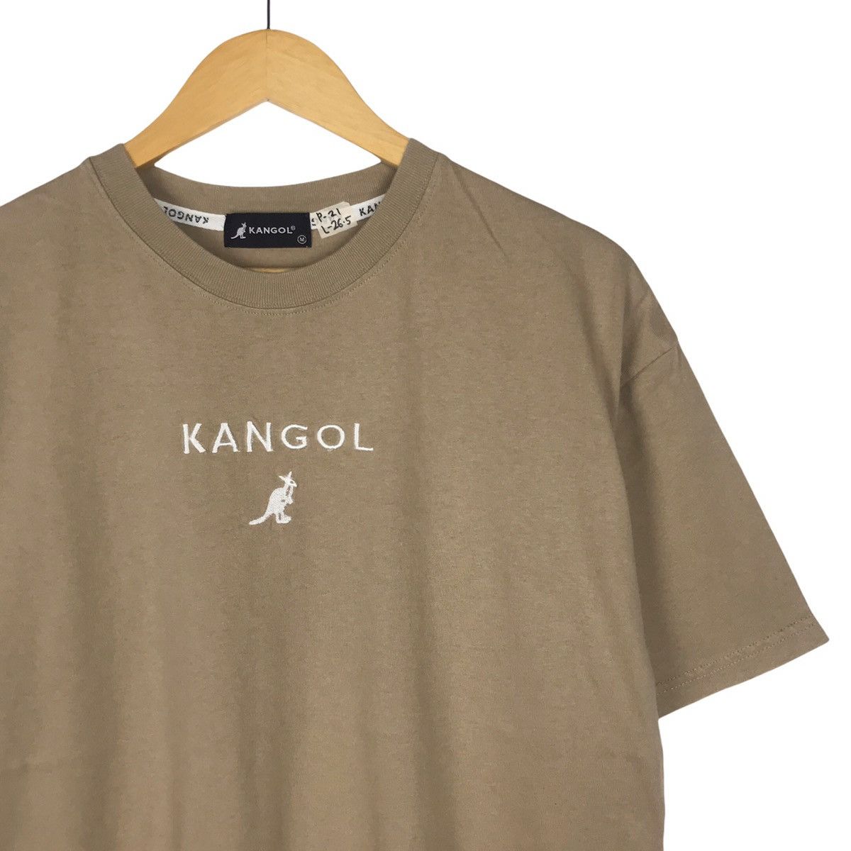Kangol × Vintage Vintage 90s Kangol Centre Logo Embroidered Tee Size US M / EU 48-50 / 2 - 3 Thumbnail