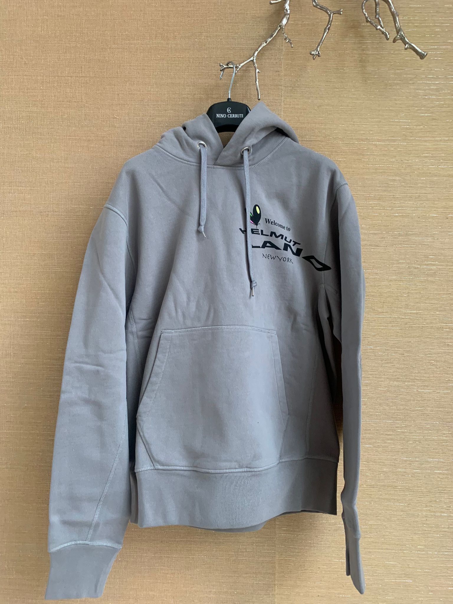 image of Helmut Lang Standard Hoodie in Grey, Men's (Size XL)