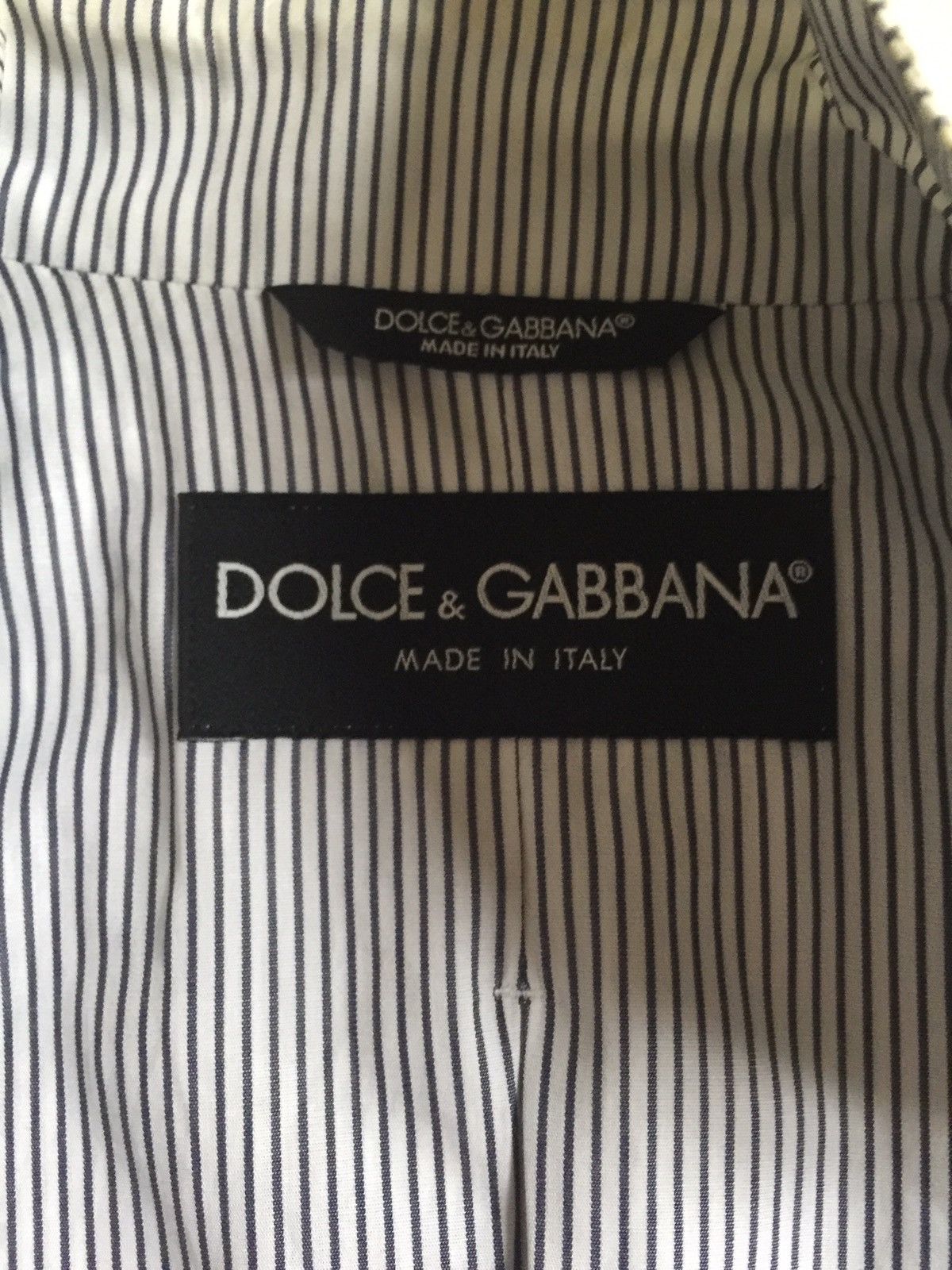 Dolce & Gabbana Stripes Jacket Size 38R - 6 Thumbnail