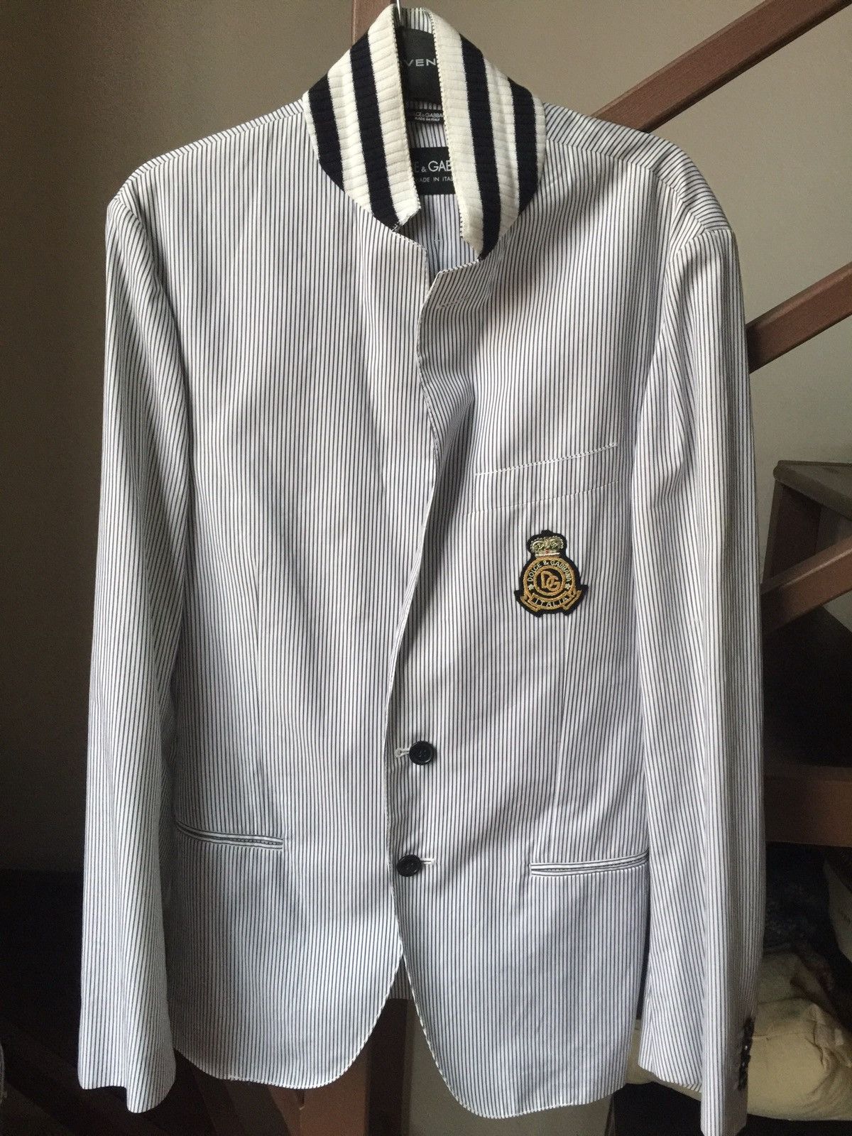 Dolce & Gabbana Stripes Jacket Size 38R - 1 Thumbnail