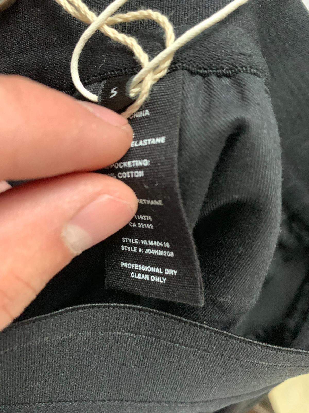 Helmut Lang Band Pull Print Pants in Black Size US 30 / EU 46 - 10 Thumbnail