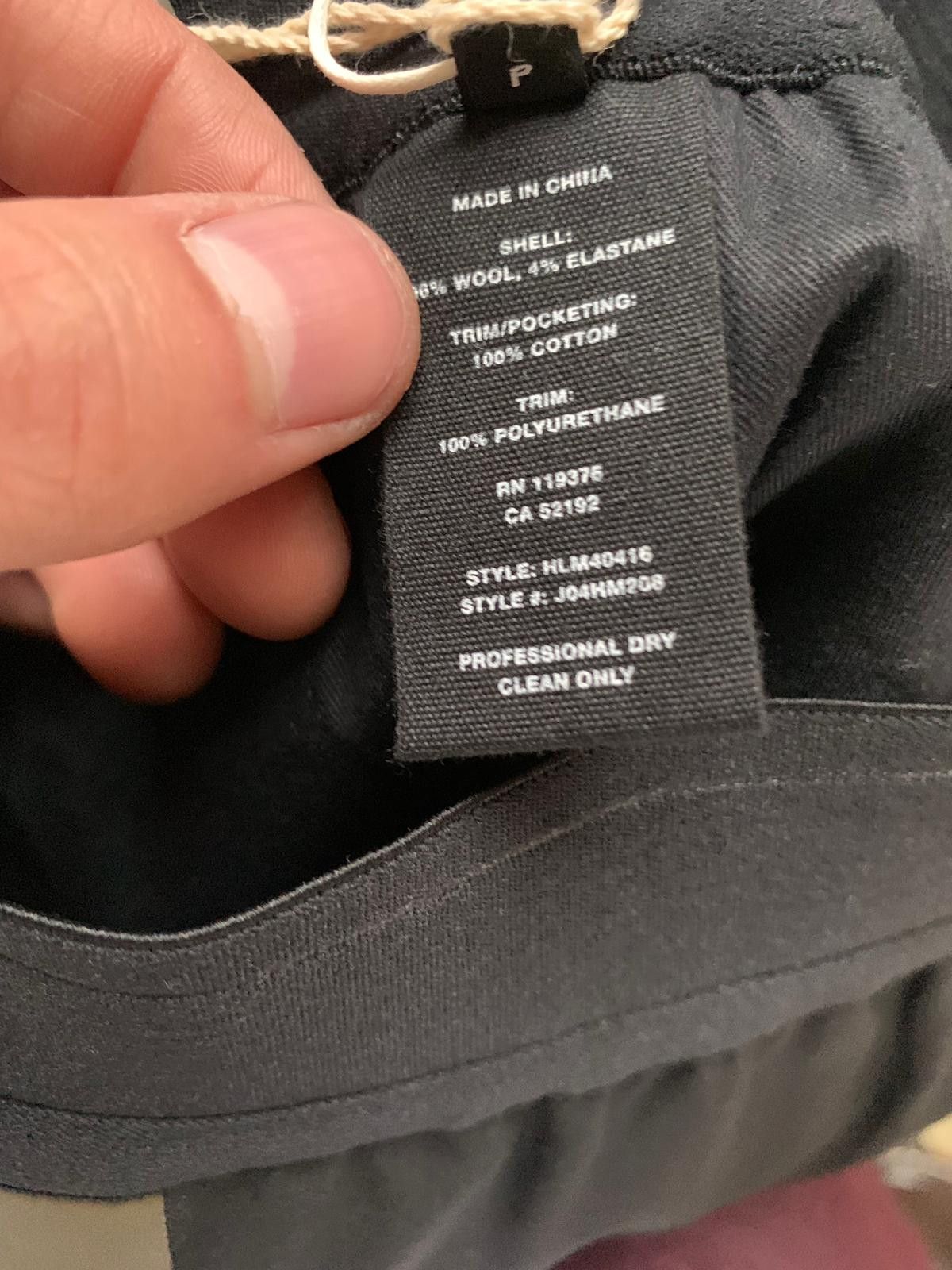 Helmut Lang Band Pull Print Pants in Black Size US 30 / EU 46 - 11 Thumbnail