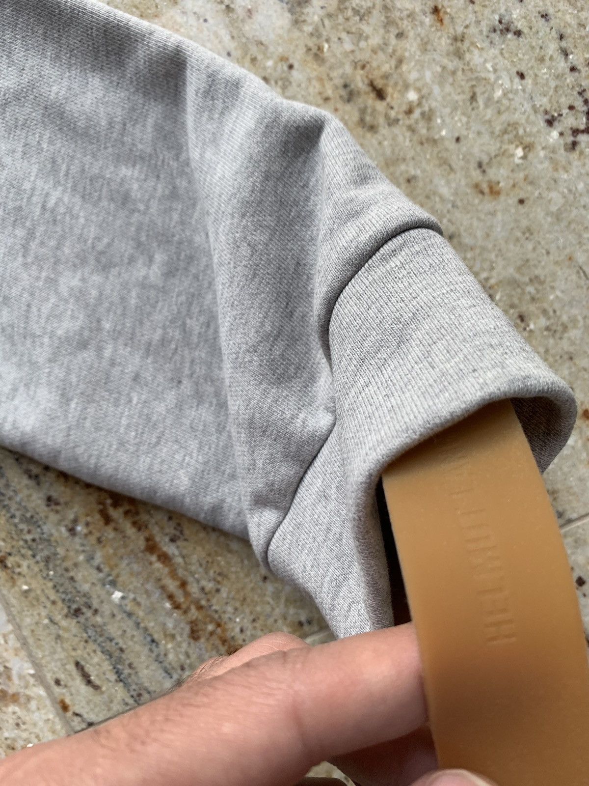 Helmut Lang Raglan Hoodie in Heather Grey Size US XS / EU 42 / 0 - 5 Thumbnail