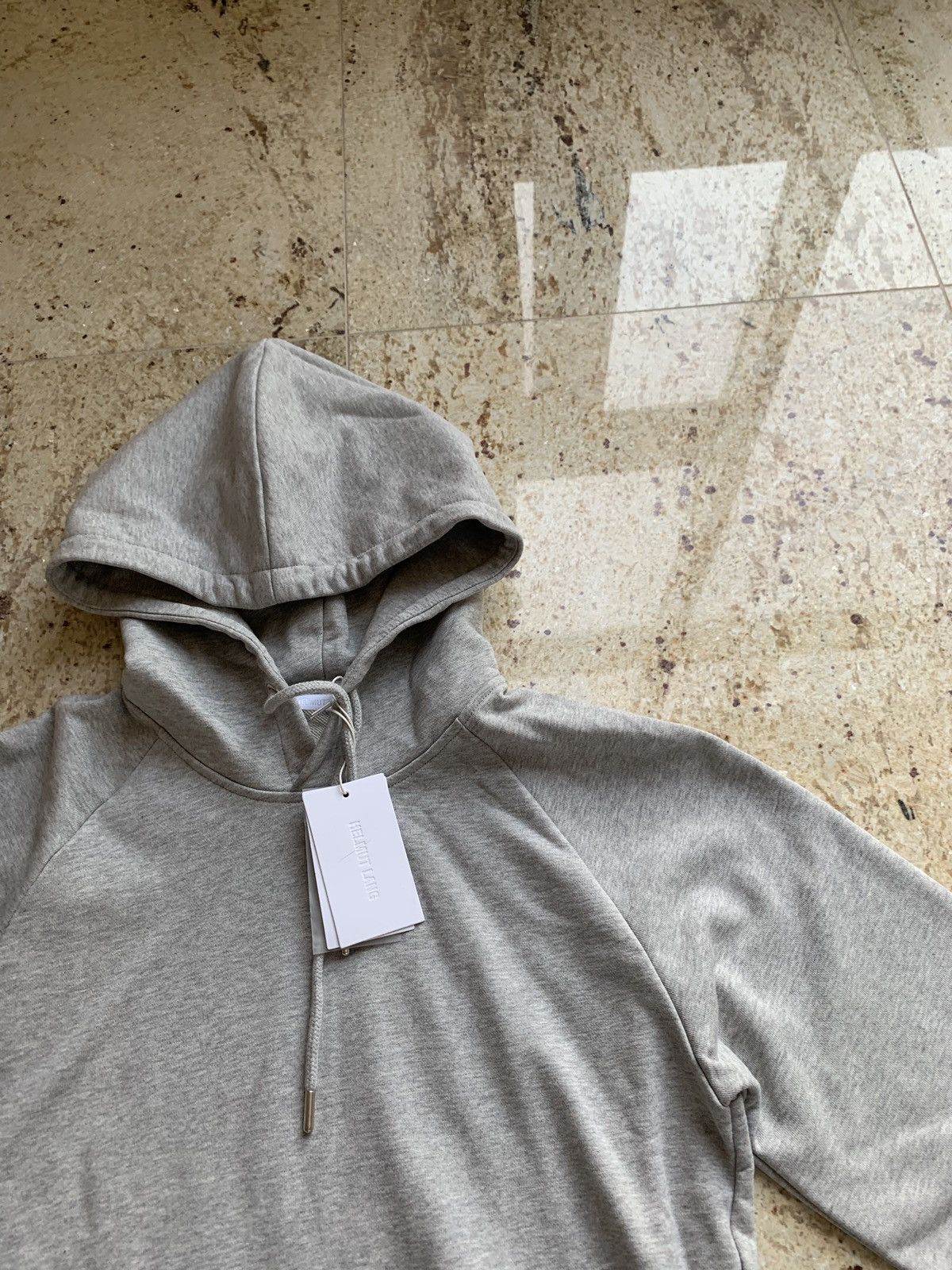 Helmut Lang Raglan Hoodie in Heather Grey Size US XS / EU 42 / 0 - 4 Thumbnail