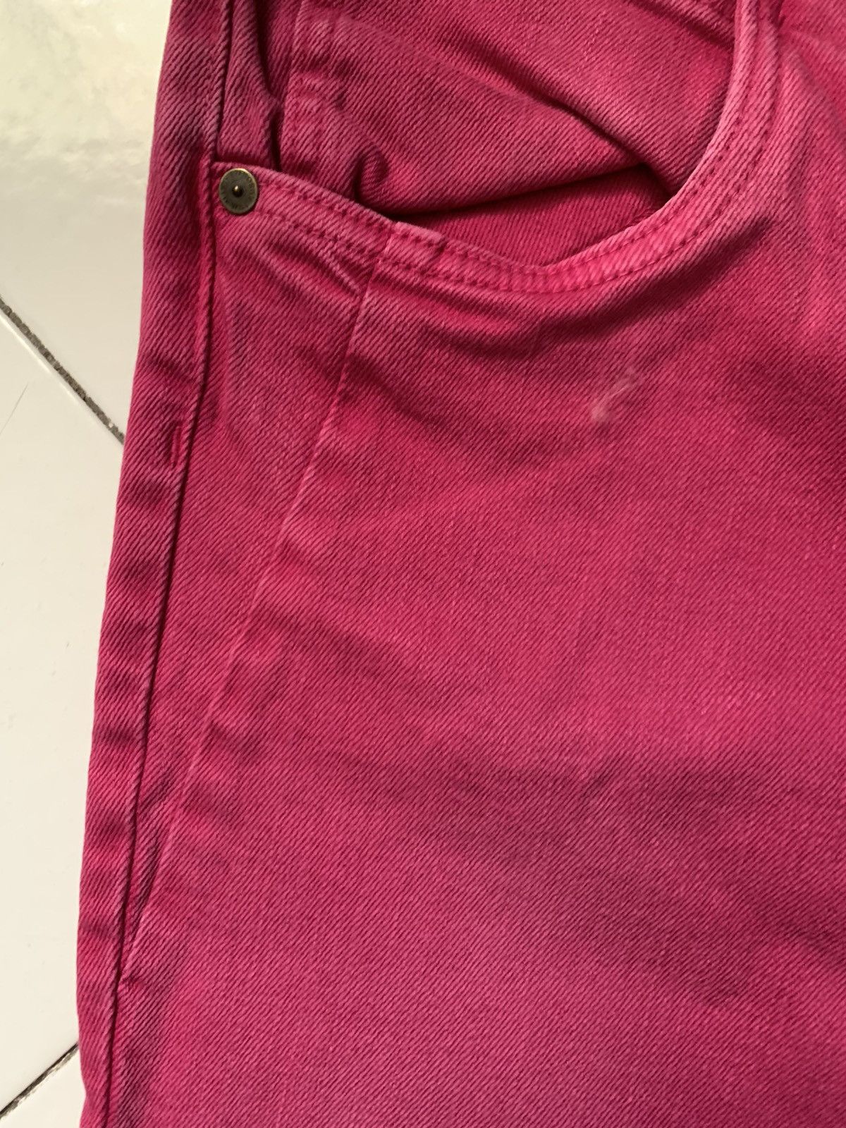 H&M × Matthew Williamson Fucsia denim studded jeans Size US 32 / EU 48 - 5 Thumbnail