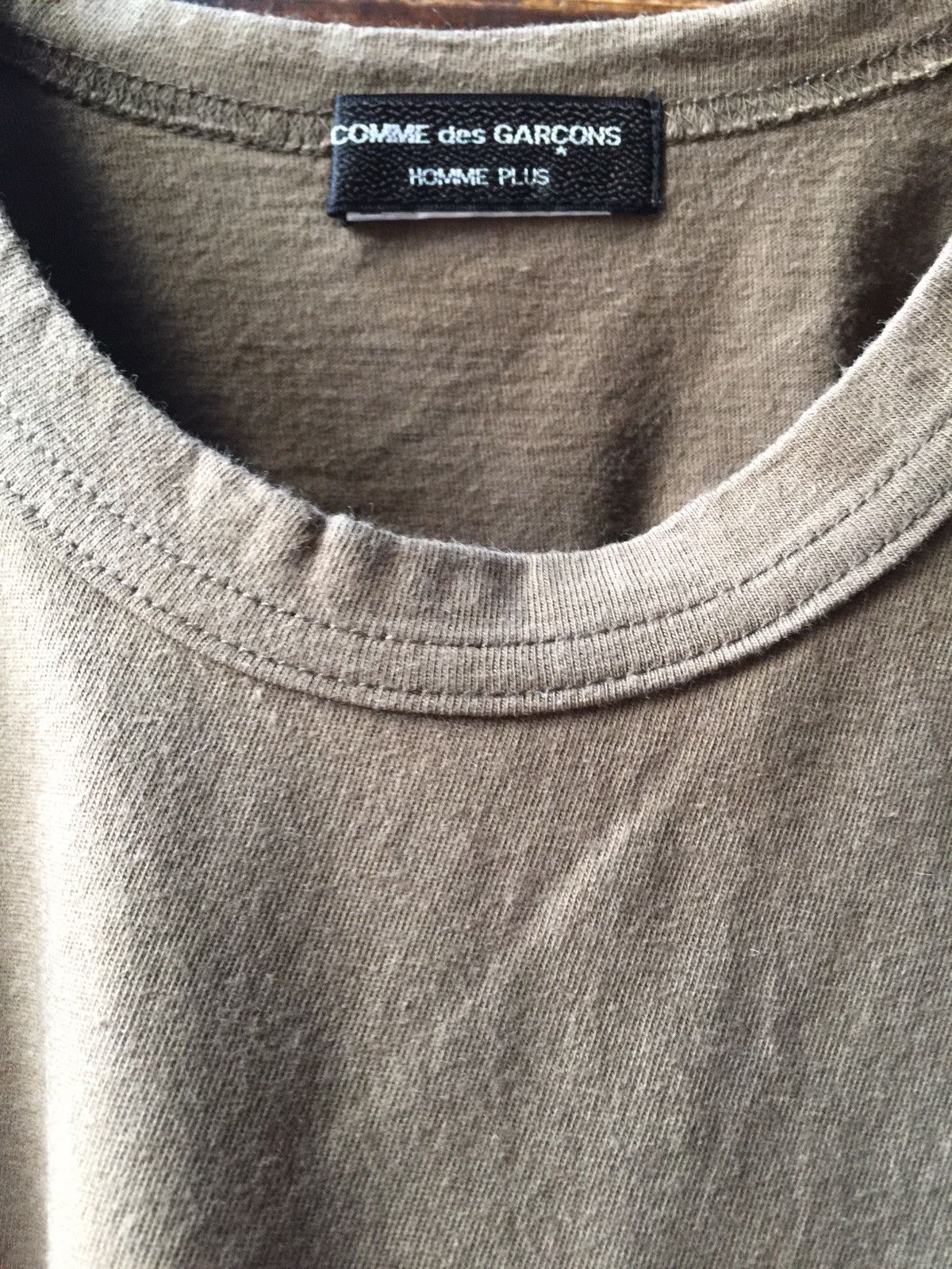 Comme des Garcons Homme Plus Silk One Sleeve Kaki Size US M / EU 48-50 / 2 - 2 Thumbnail