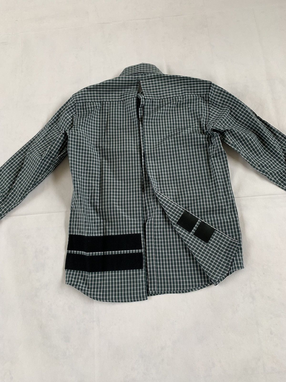 Martine Rose Back Wrapped Shirt in Green & Black Size US S / EU 44-46 / 1 - 8 Thumbnail
