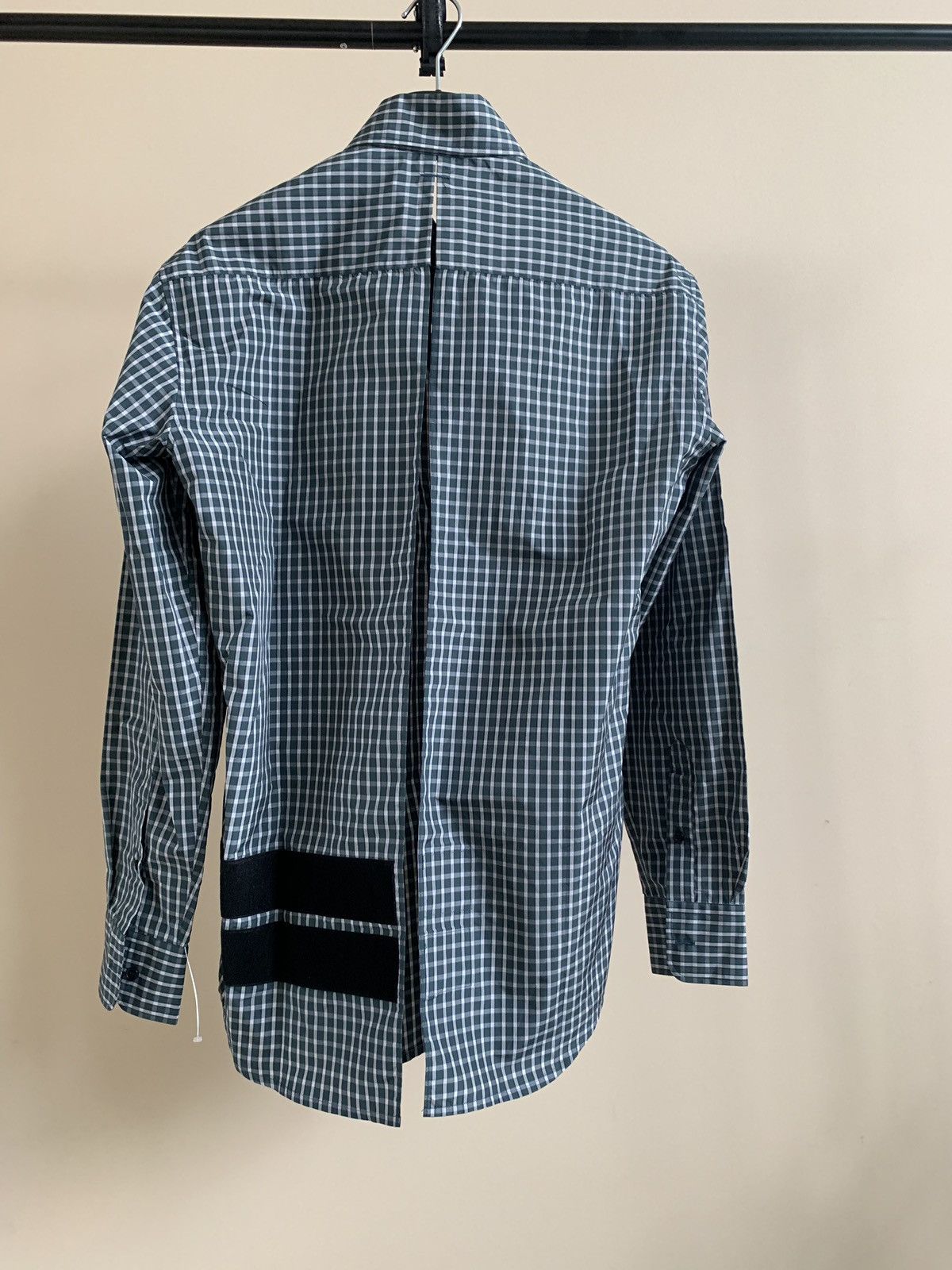 Martine Rose Back Wrapped Shirt in Green & Black Size US S / EU 44-46 / 1 - 1 Thumbnail