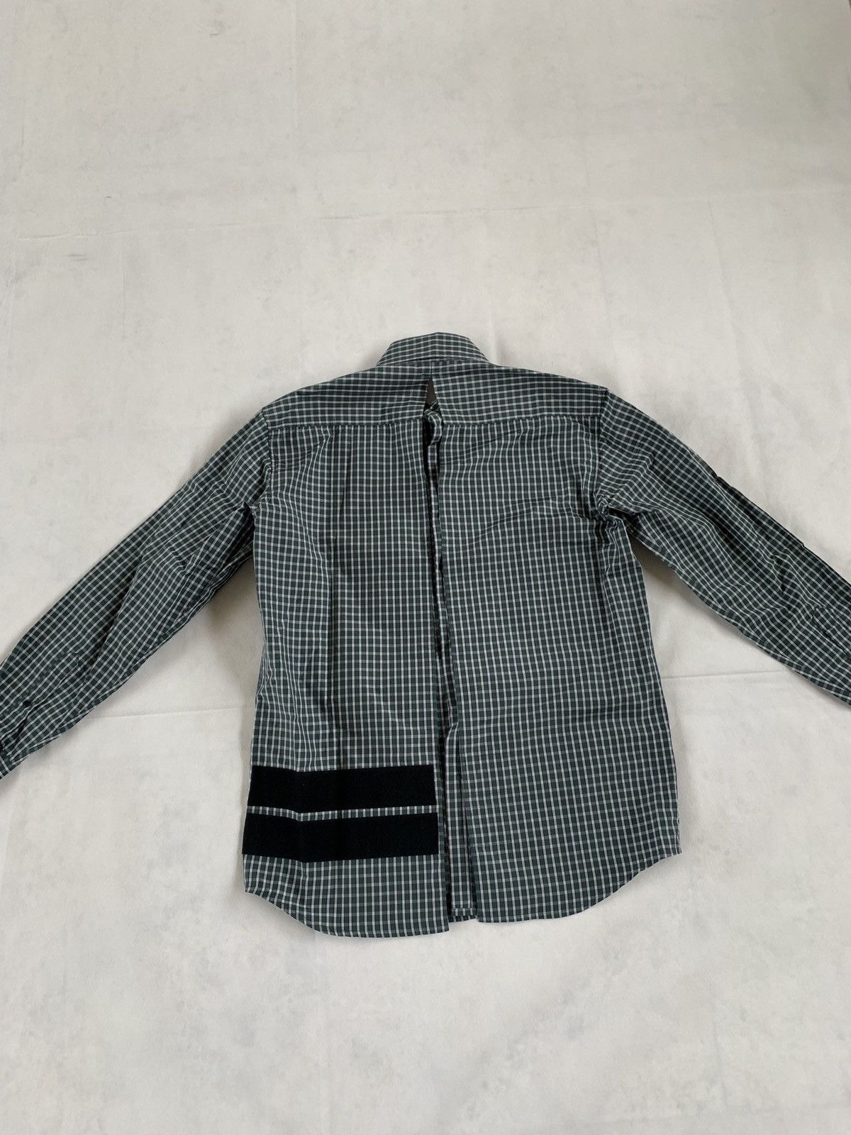 Martine Rose Back Wrapped Shirt in Green & Black Size US S / EU 44-46 / 1 - 2 Thumbnail