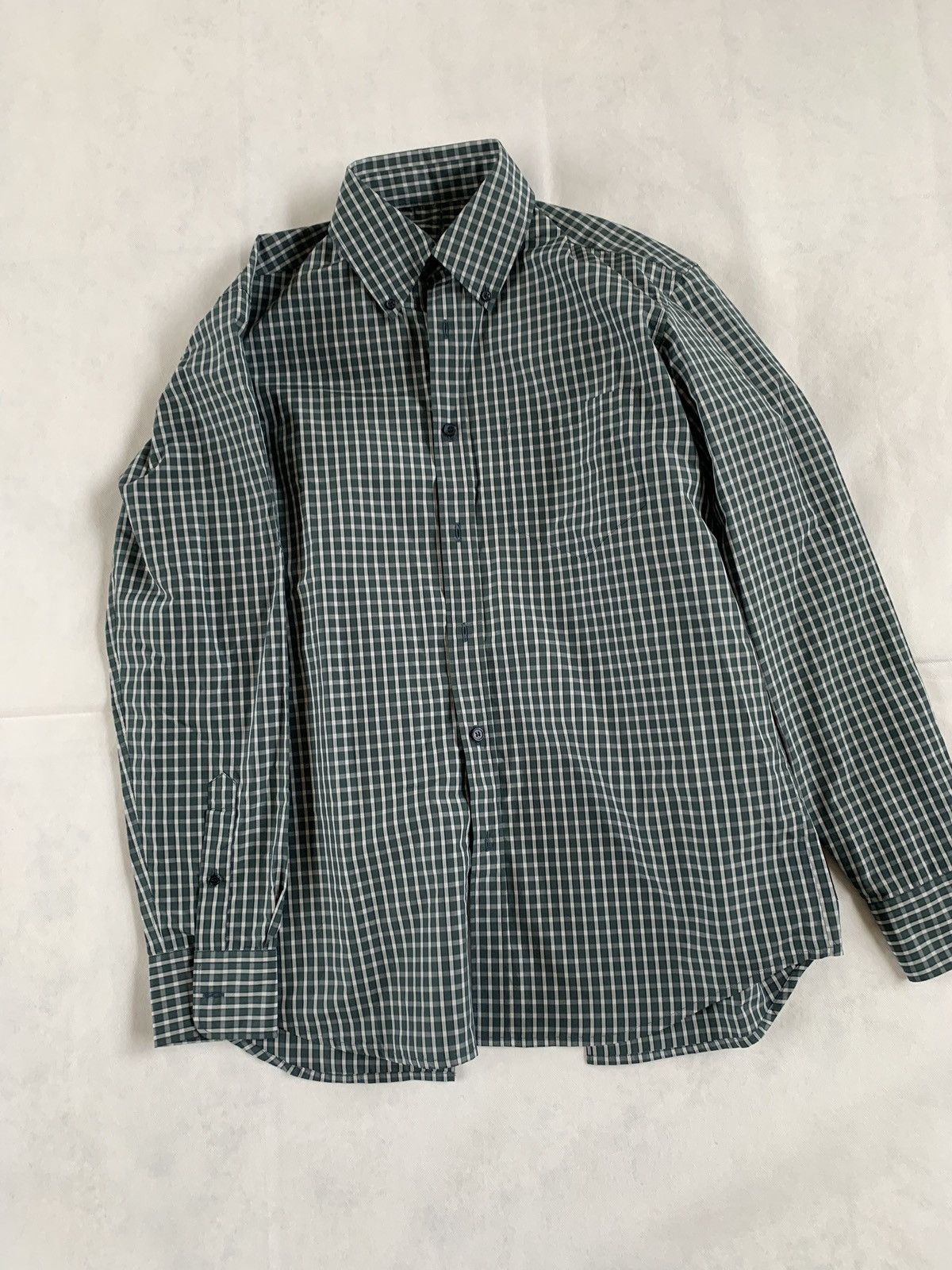 Martine Rose Back Wrapped Shirt in Green & Black Size US S / EU 44-46 / 1 - 12 Thumbnail