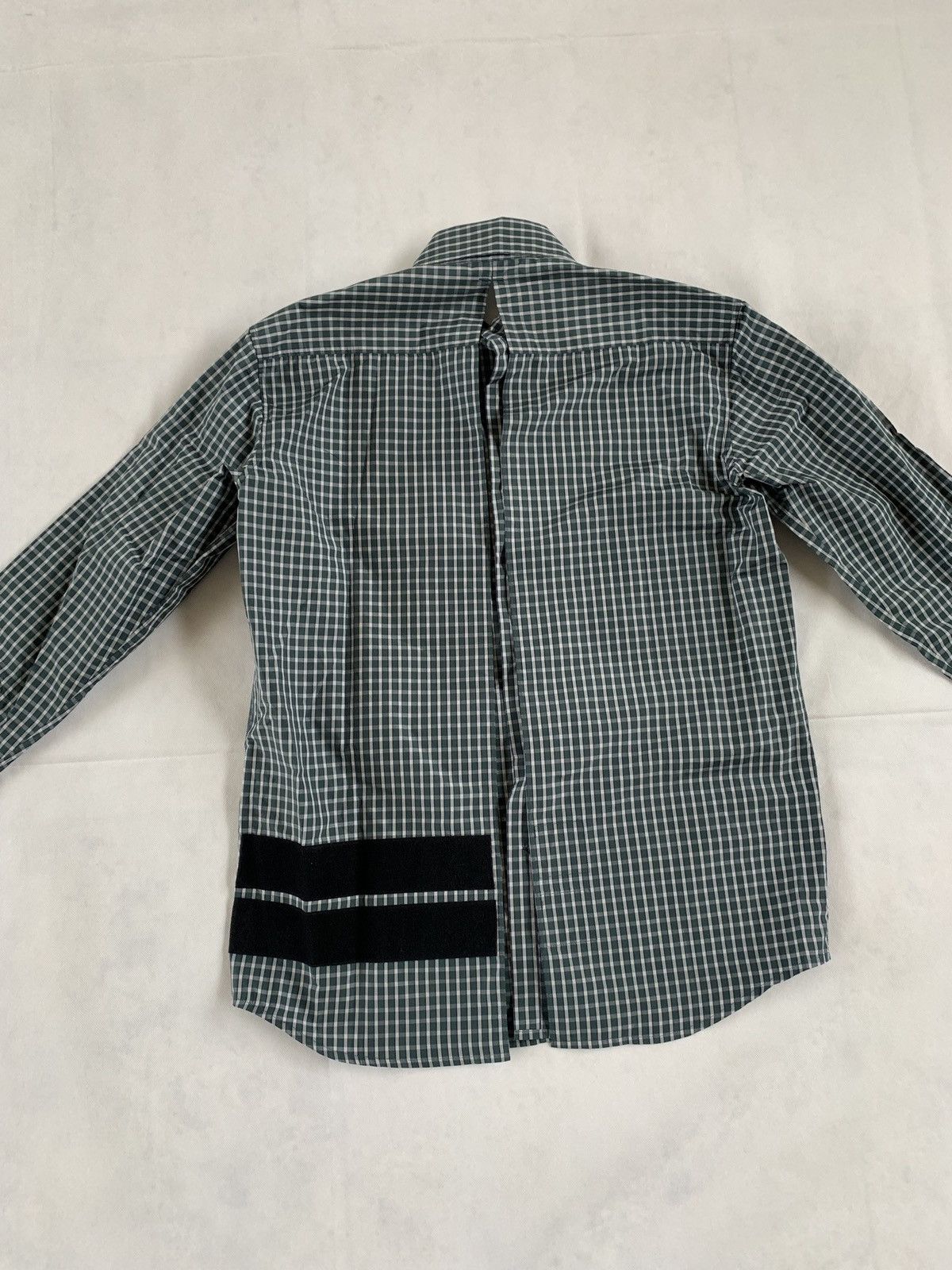 Martine Rose Back Wrapped Shirt in Green & Black Size US S / EU 44-46 / 1 - 7 Thumbnail