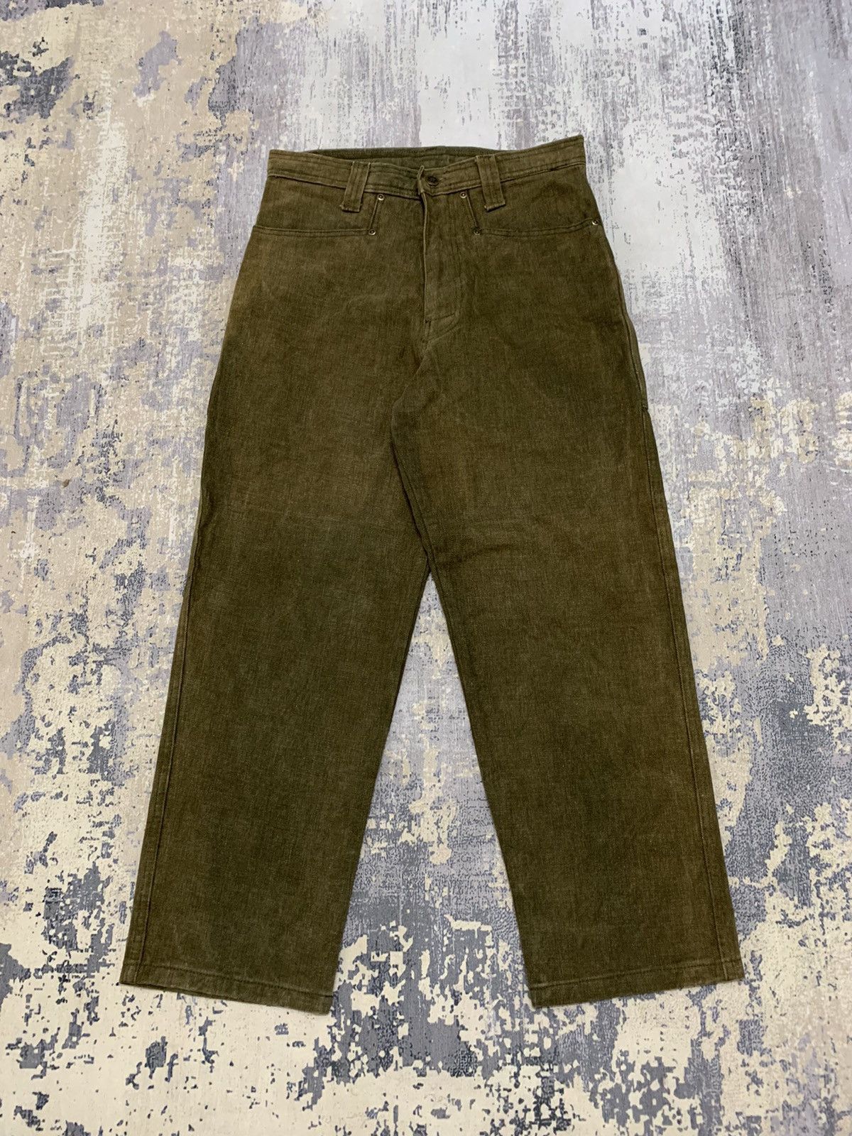JNCO Vintage American World Jungle Baggy Cropped Pant 29x25 Size US 29 - 2 Thumbnail