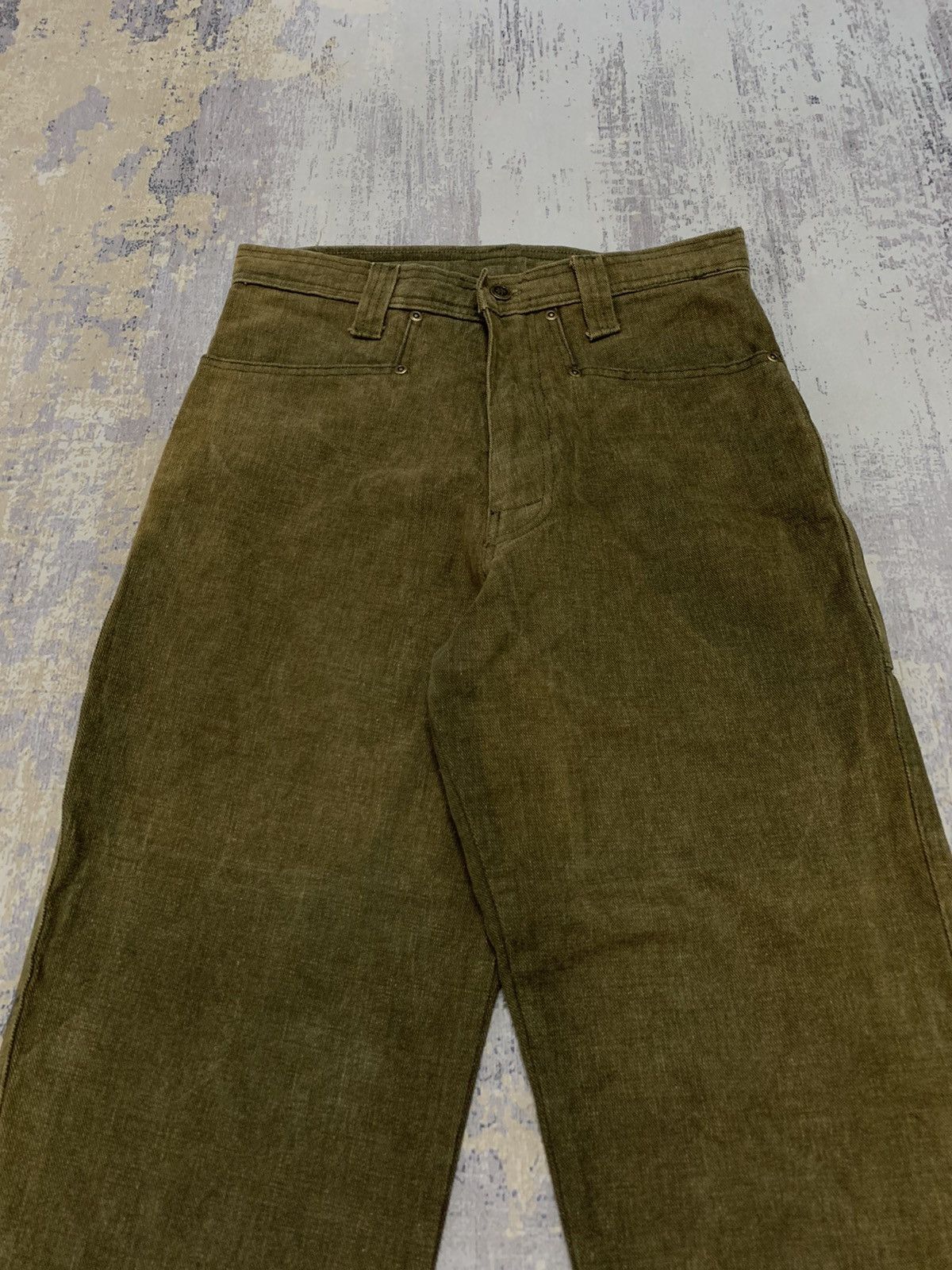 JNCO Vintage American World Jungle Baggy Cropped Pant 29x25 Size US 29 - 4 Thumbnail