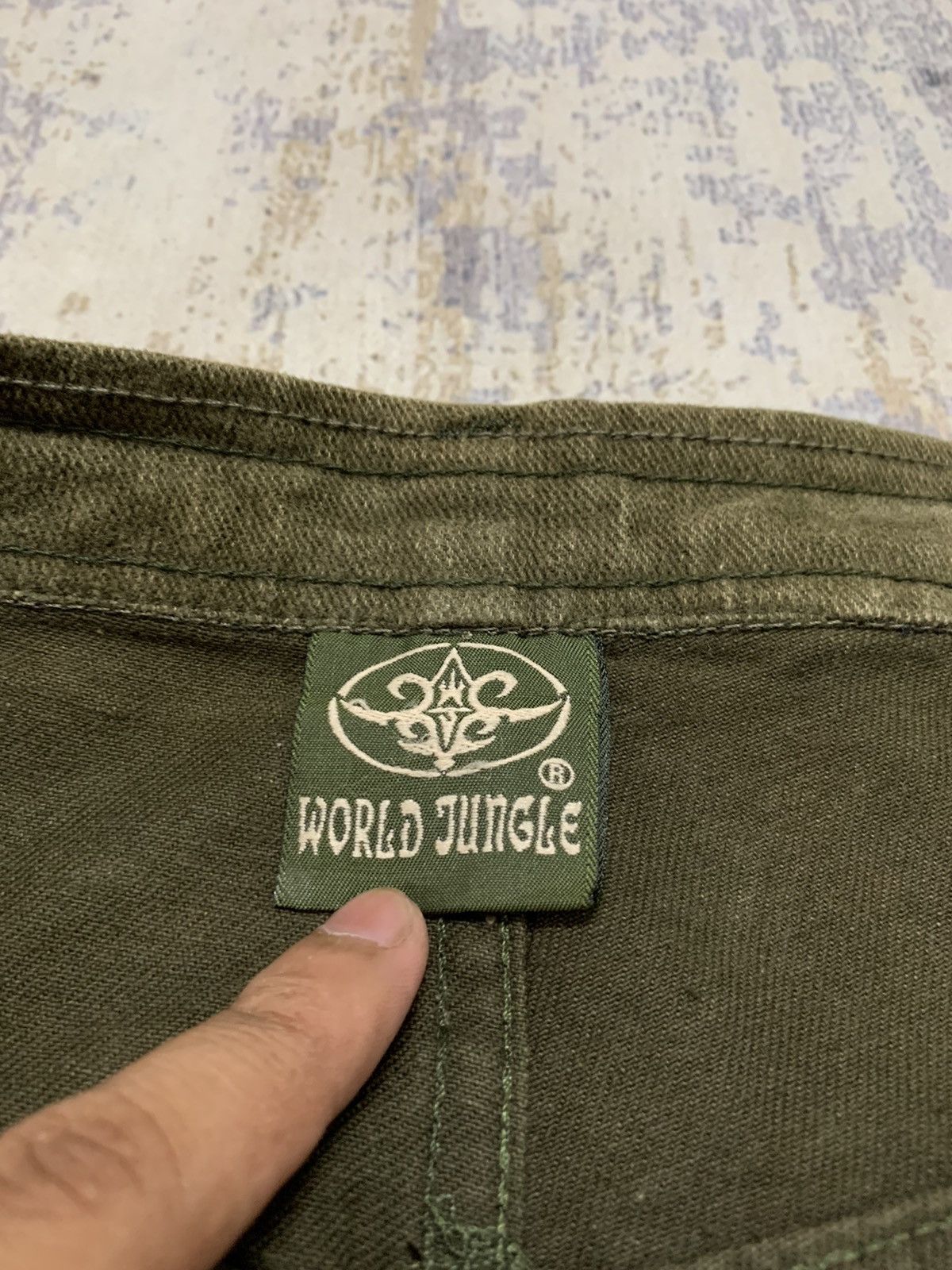 JNCO Vintage American World Jungle Baggy Cropped Pant 29x25 Size US 29 - 8 Thumbnail