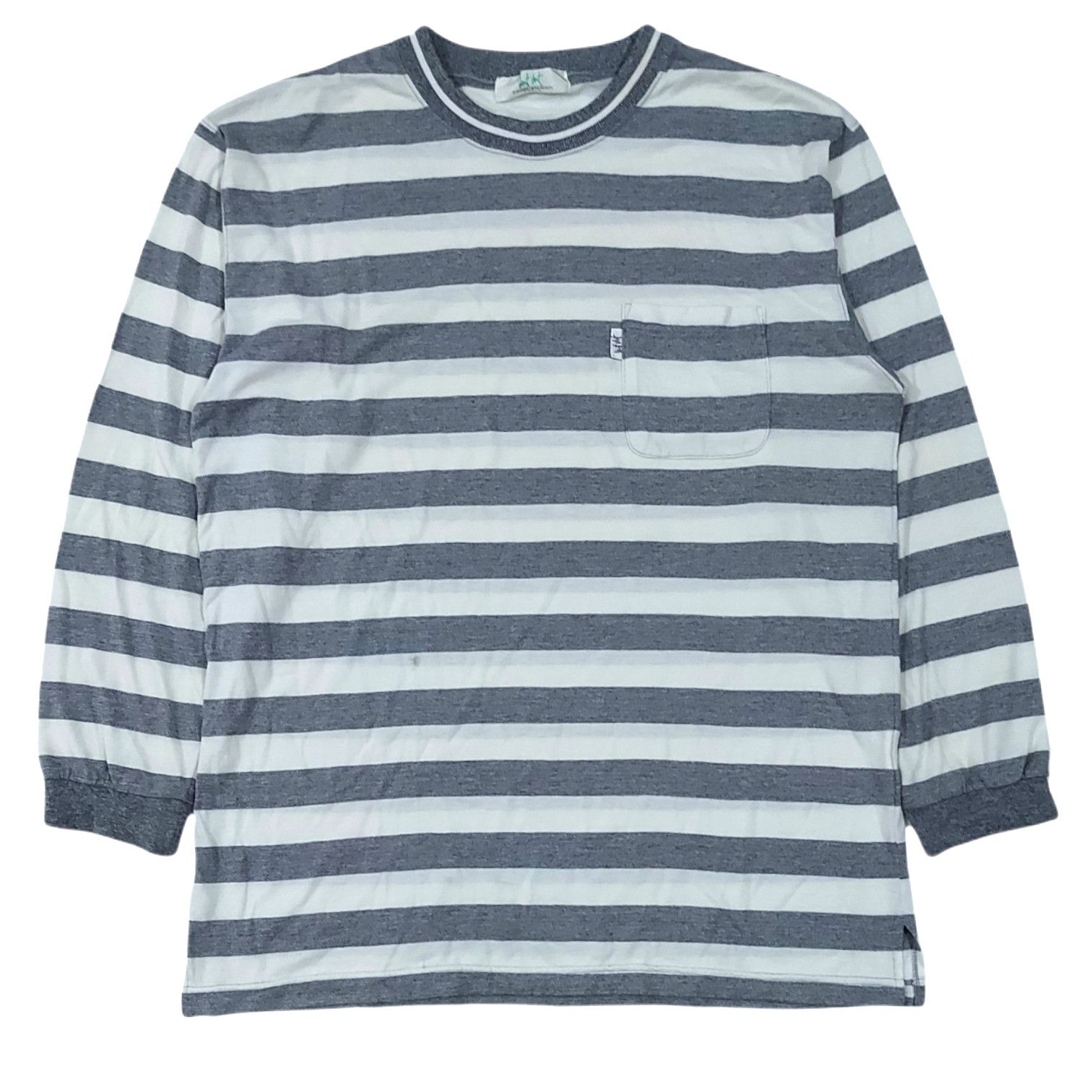 Balmain × Pierre Balmain RARE! VTG VENT VERT PIERRE BALMAIN STRIPED POCKET L/SLEEVE Size US XL / EU 56 / 4 - 1 Thumbnail