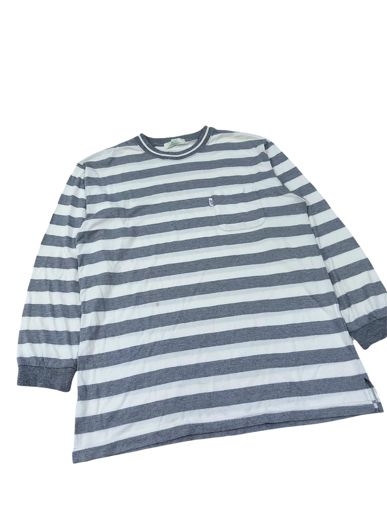 Balmain × Pierre Balmain RARE! VTG VENT VERT PIERRE BALMAIN STRIPED POCKET L/SLEEVE Size US XL / EU 56 / 4 - 5 Thumbnail