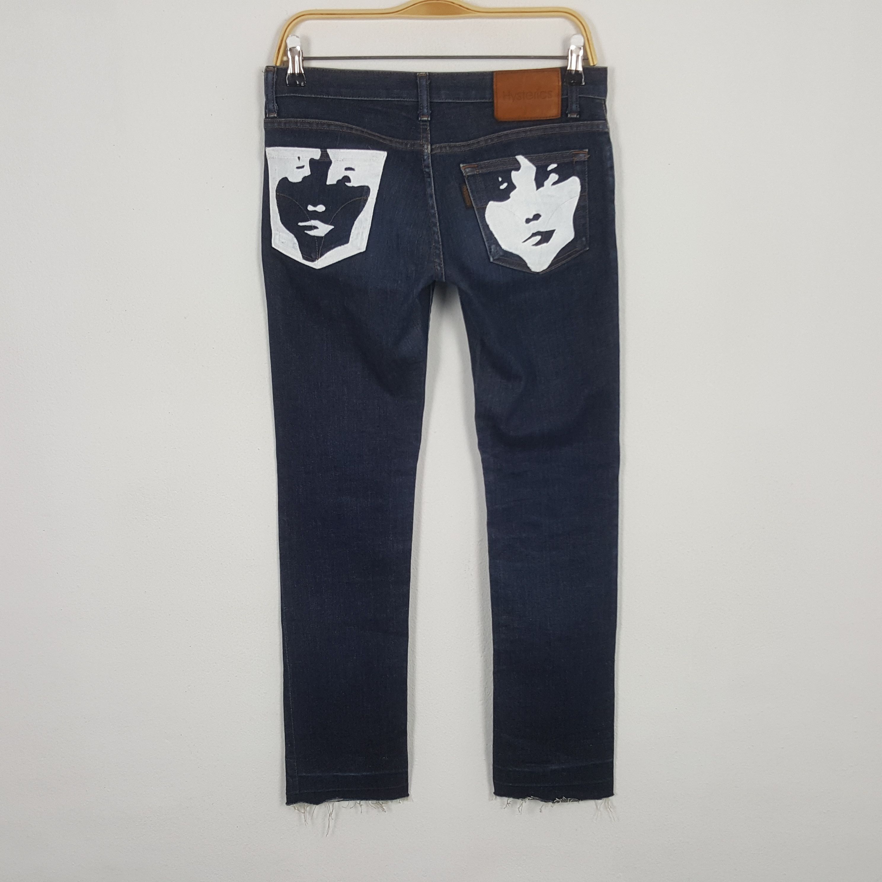 Hysteric Glamour × Japanese Brand × Vintage Vintage Hysteric Glamour Japan Custom Art Denim Jeans Size 29" - 1 Thumbnail