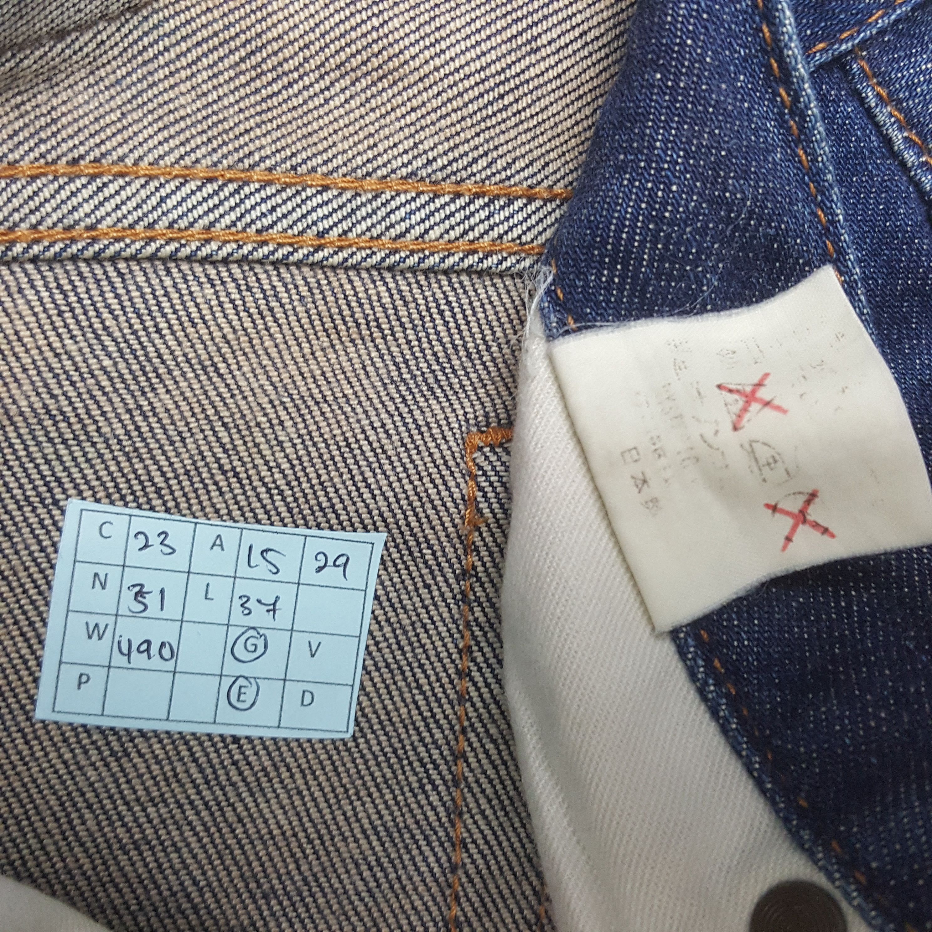 Hysteric Glamour × Japanese Brand × Vintage Vintage Hysteric Glamour Japan Custom Art Denim Jeans Size 29" - 13 Thumbnail