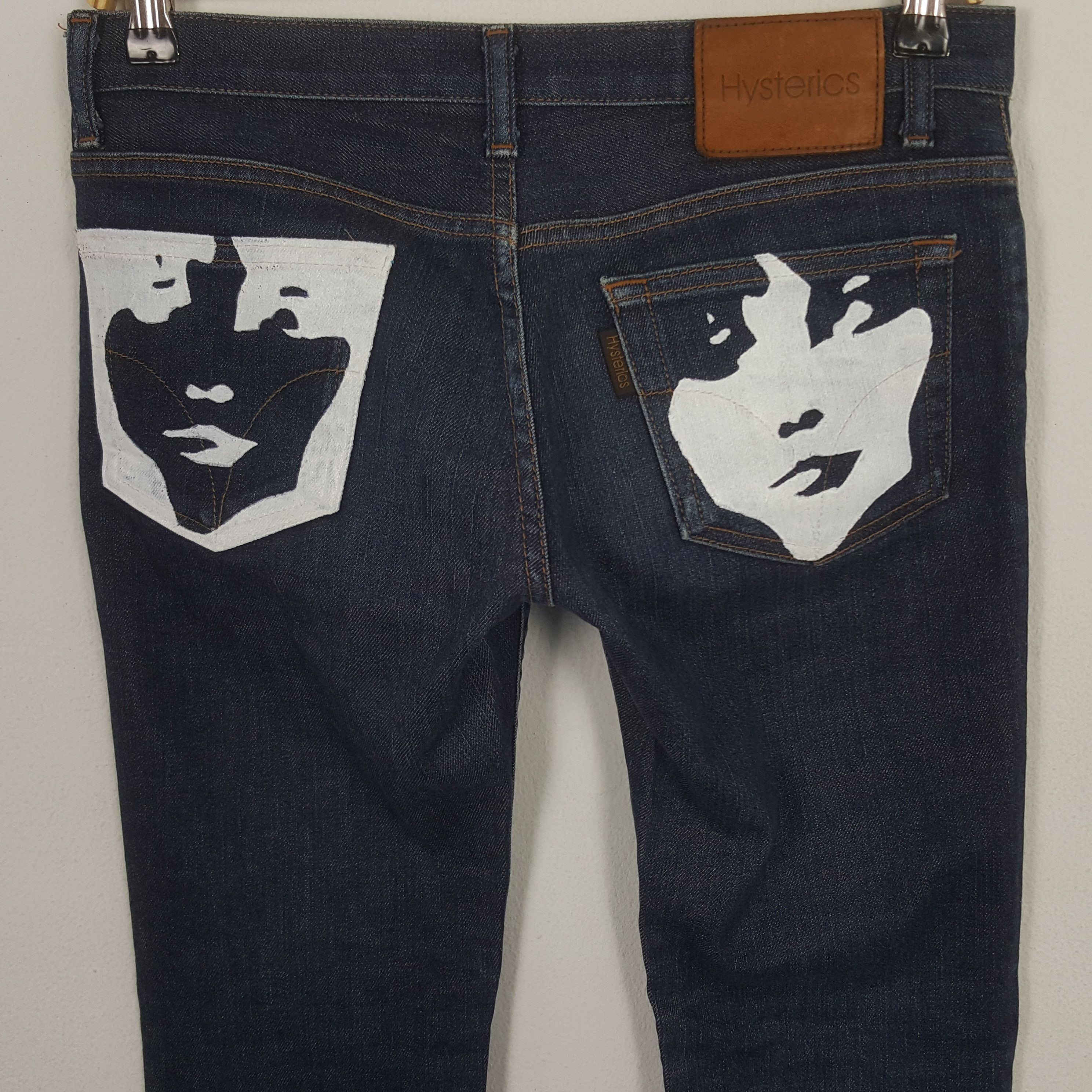 Hysteric Glamour × Japanese Brand × Vintage Vintage Hysteric Glamour Japan Custom Art Denim Jeans Size 29" - 2 Thumbnail