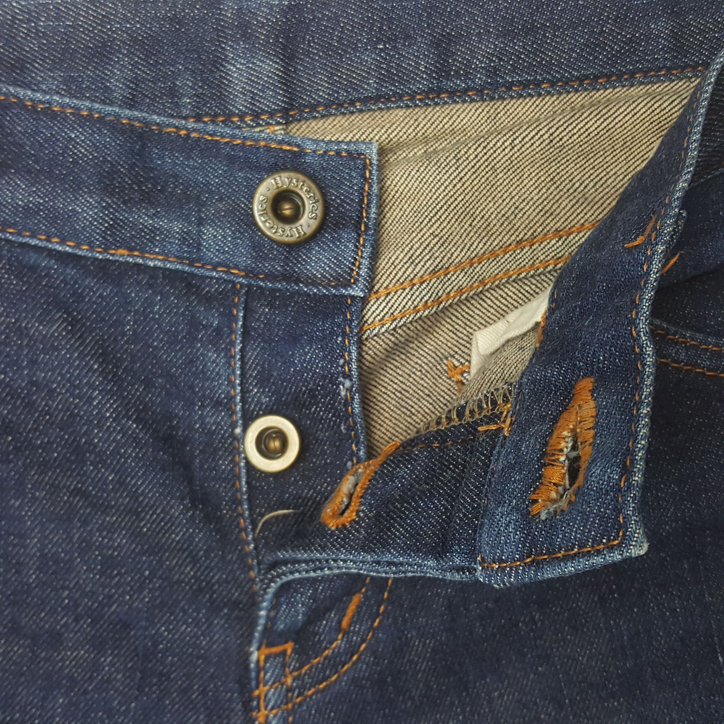 Hysteric Glamour × Japanese Brand × Vintage Vintage Hysteric Glamour Japan Custom Art Denim Jeans Size 29" - 12 Thumbnail