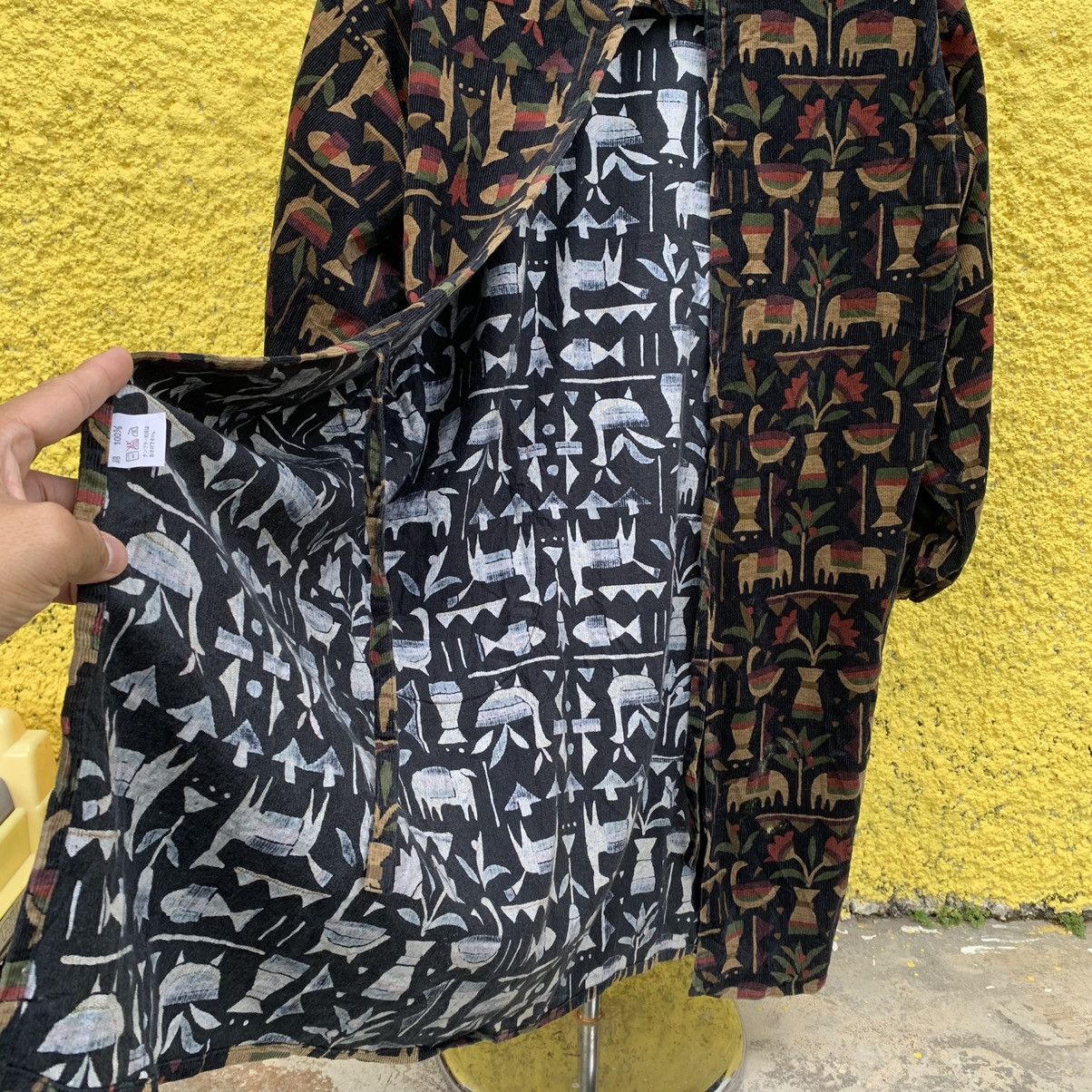 Japanese Brand Barber cardigan japanese art Size US L / EU 52-54 / 3 - 2 Thumbnail