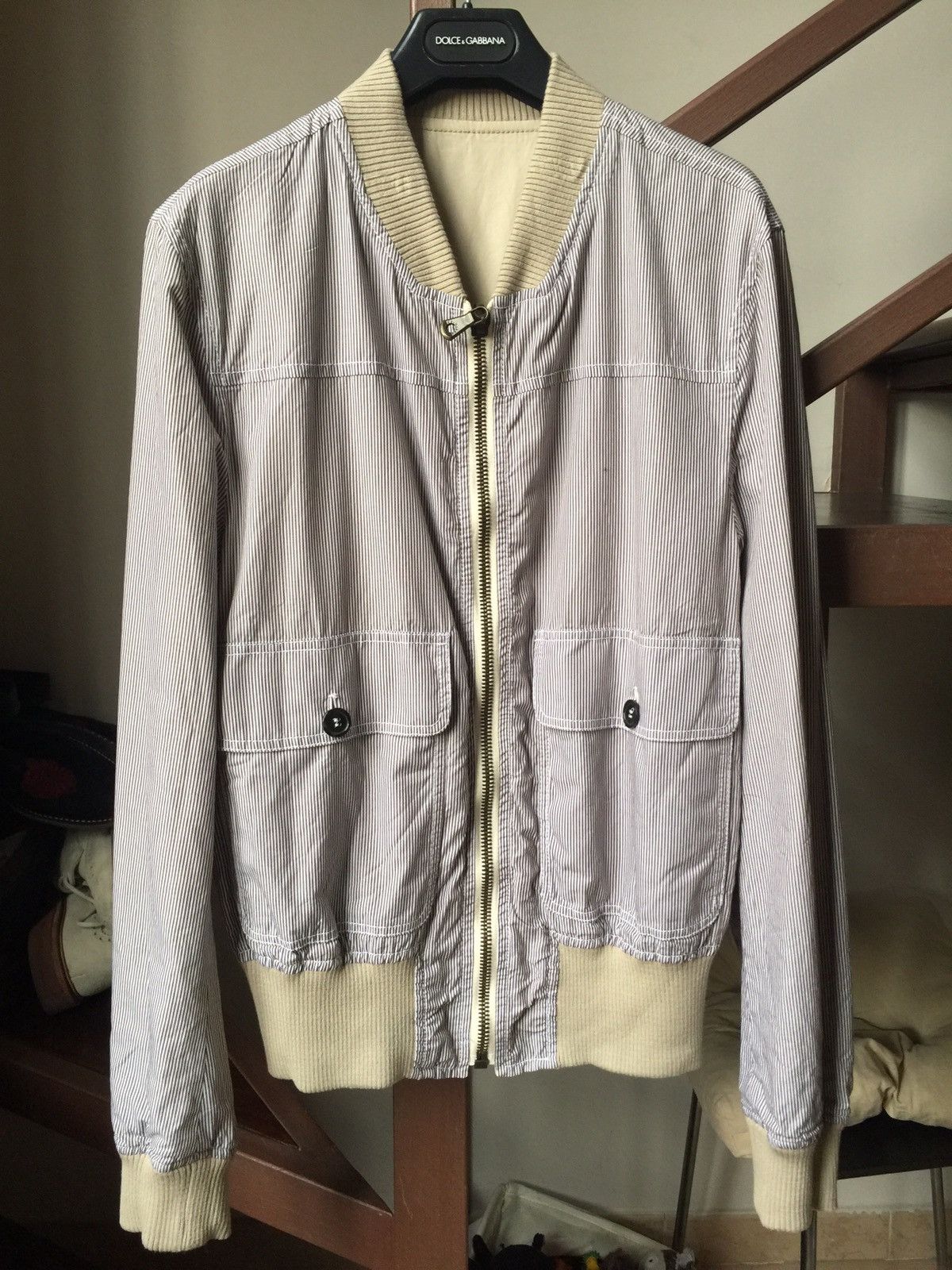 Dolce & Gabbana Reversible Bomber Jacket Size US M / EU 48-50 / 2 - 1 Thumbnail