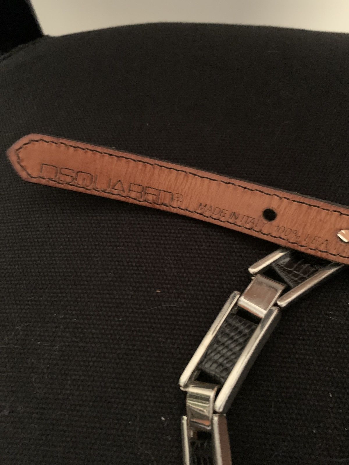 Dsquared2 Metal and leather belt Size 34 - 3 Thumbnail
