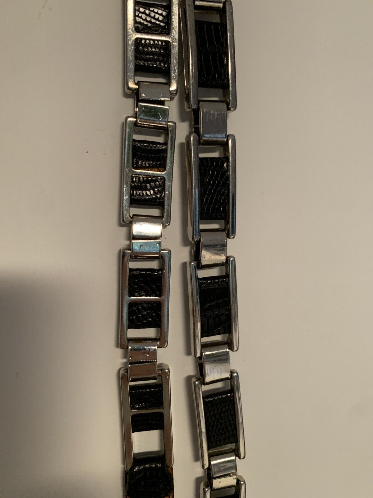 Dsquared2 Metal and leather belt Size 34 - 8 Thumbnail