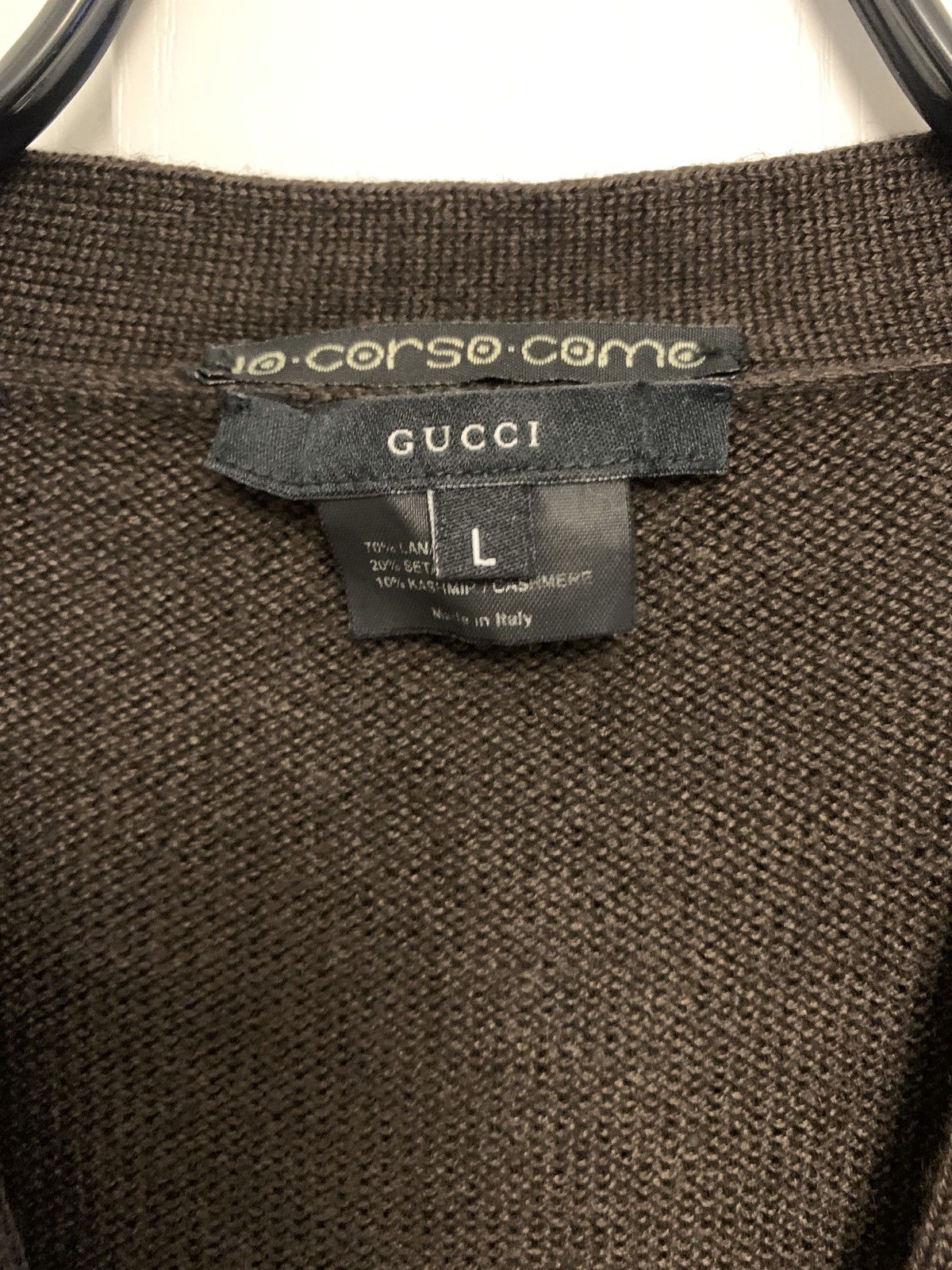 Gucci Brown cardigan Size US L / EU 52-54 / 3 - 2 Thumbnail