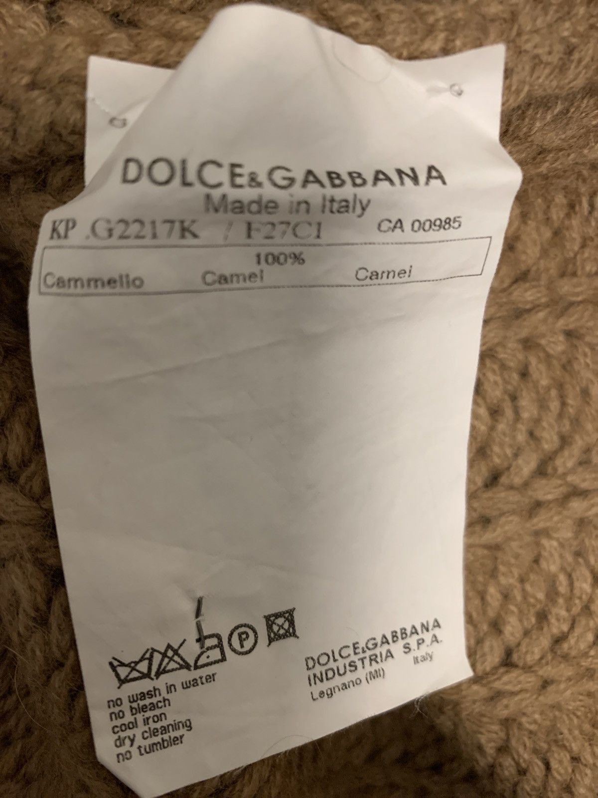 Dolce & Gabbana Heavy V neck Size US M / EU 48-50 / 2 - 4 Thumbnail