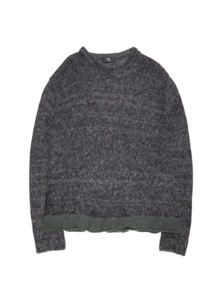 Yohji Yamamoto Striped Mohair Sweater Size US L / EU 52-54 / 3 - 1 Thumbnail