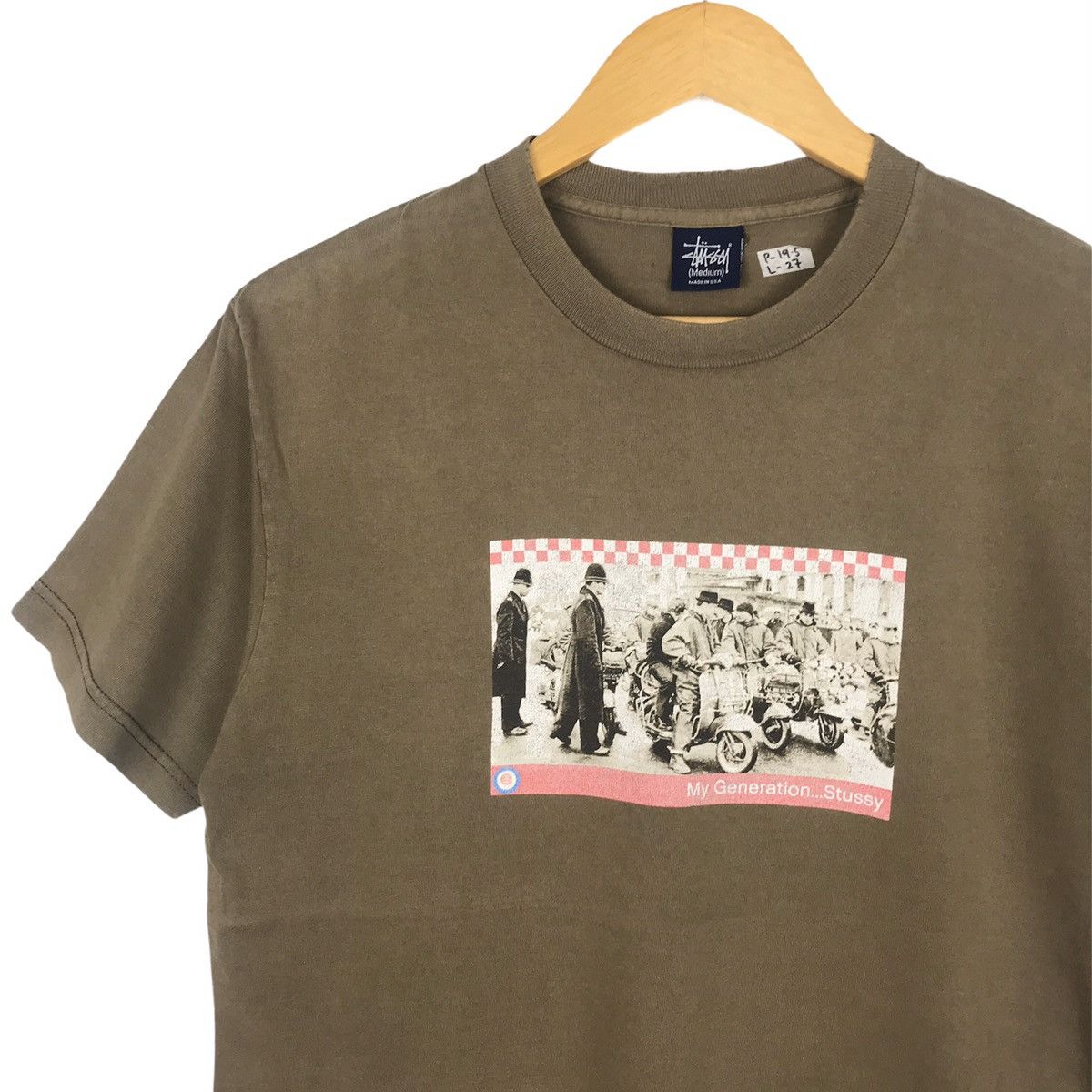 Stussy × Vintage Vintage 90s Og Stussy Mods Photoprint My Generation T Shirt Size US M / EU 48-50 / 2 - 3 Thumbnail