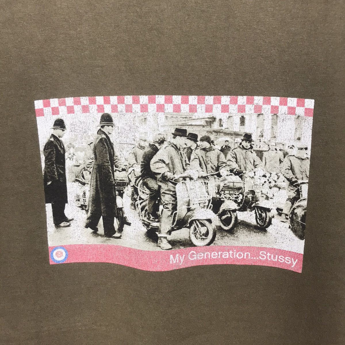Stussy × Vintage Vintage 90s Og Stussy Mods Photoprint My Generation T Shirt Size US M / EU 48-50 / 2 - 4 Thumbnail