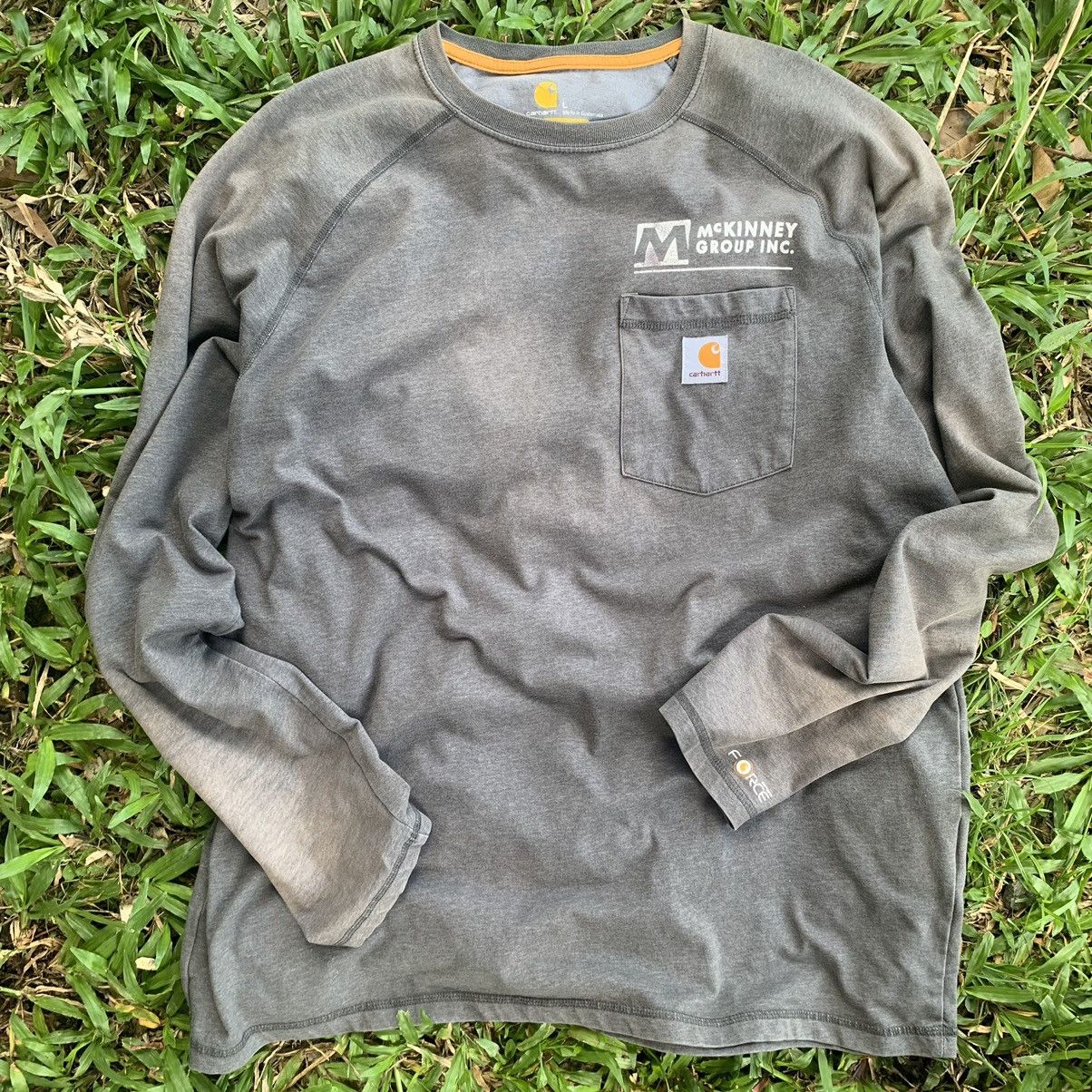 Carhartt Carhartt long sleeve tshirt tee worker sunfaded Size US L / EU 52-54 / 3 - 1 Thumbnail