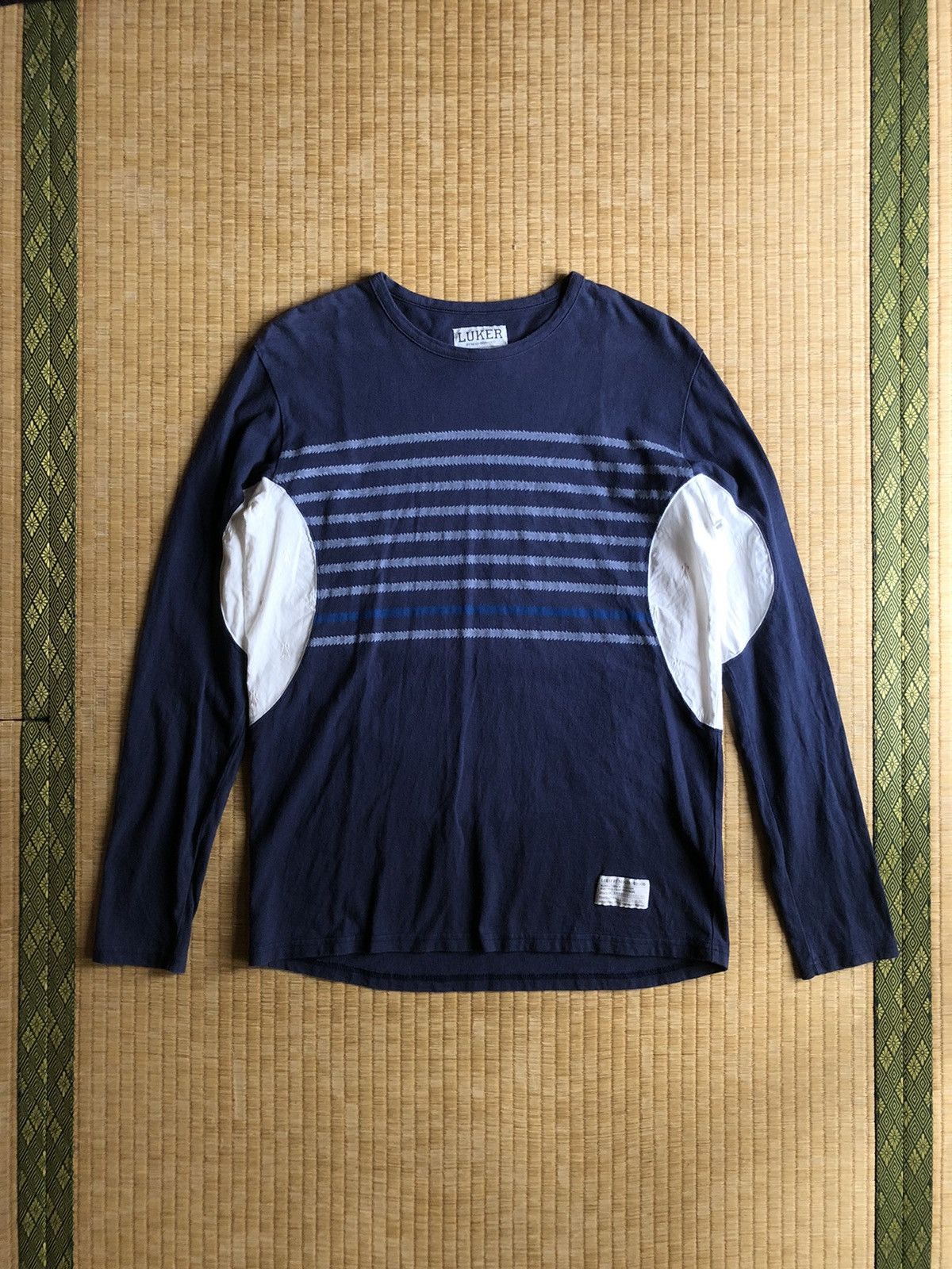 Neighborhood Luker Neighbourhood Stripe Hybrid Pullover Sweater Size US M / EU 48-50 / 2 - 1 Thumbnail